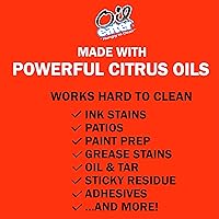 Vista 3 de Oil Eater ORANGE - Limpiador y desengrasante de alta calidad, 32 onzas, para grasa, alquitrán, adhesivo, suciedad, paquete de 2, AOA32119122PK