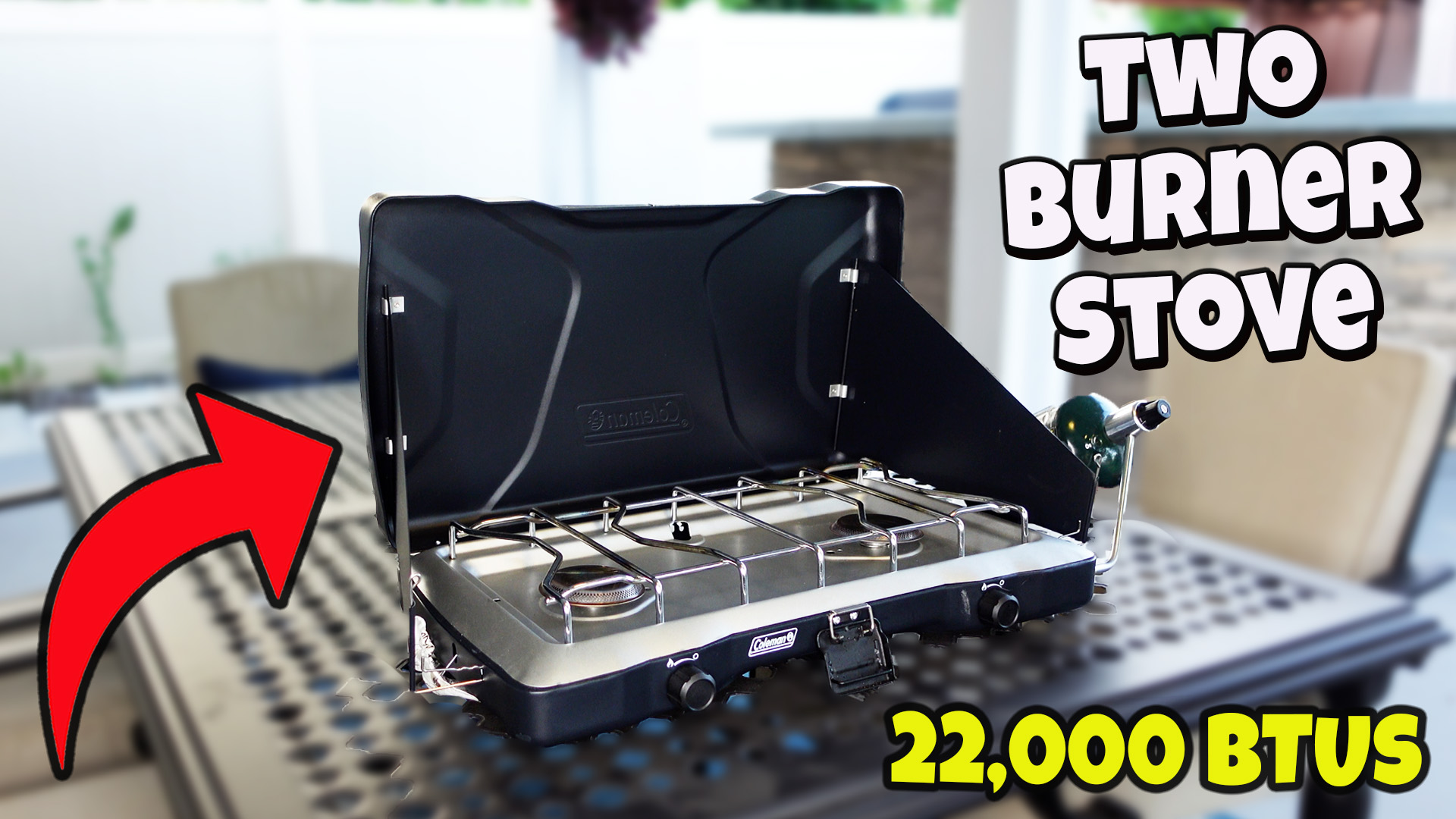 Watch Coleman Triton 2-Burner Camping Stove Review on Amazon Live