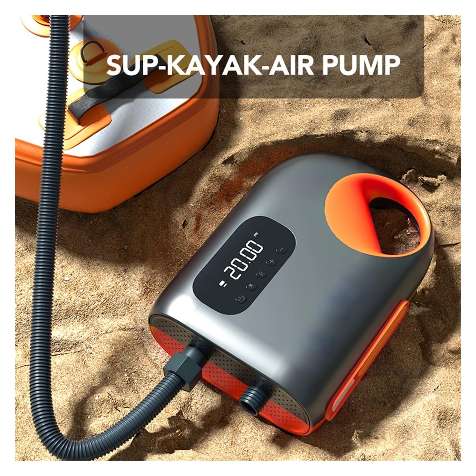Pompa Ad Aria Elettrica Cablata Gonfiabile A Corrente Continua, Compressore Alta Velocità For Tavola Da Surf, Kayak, Materassino Inflazione Rapida