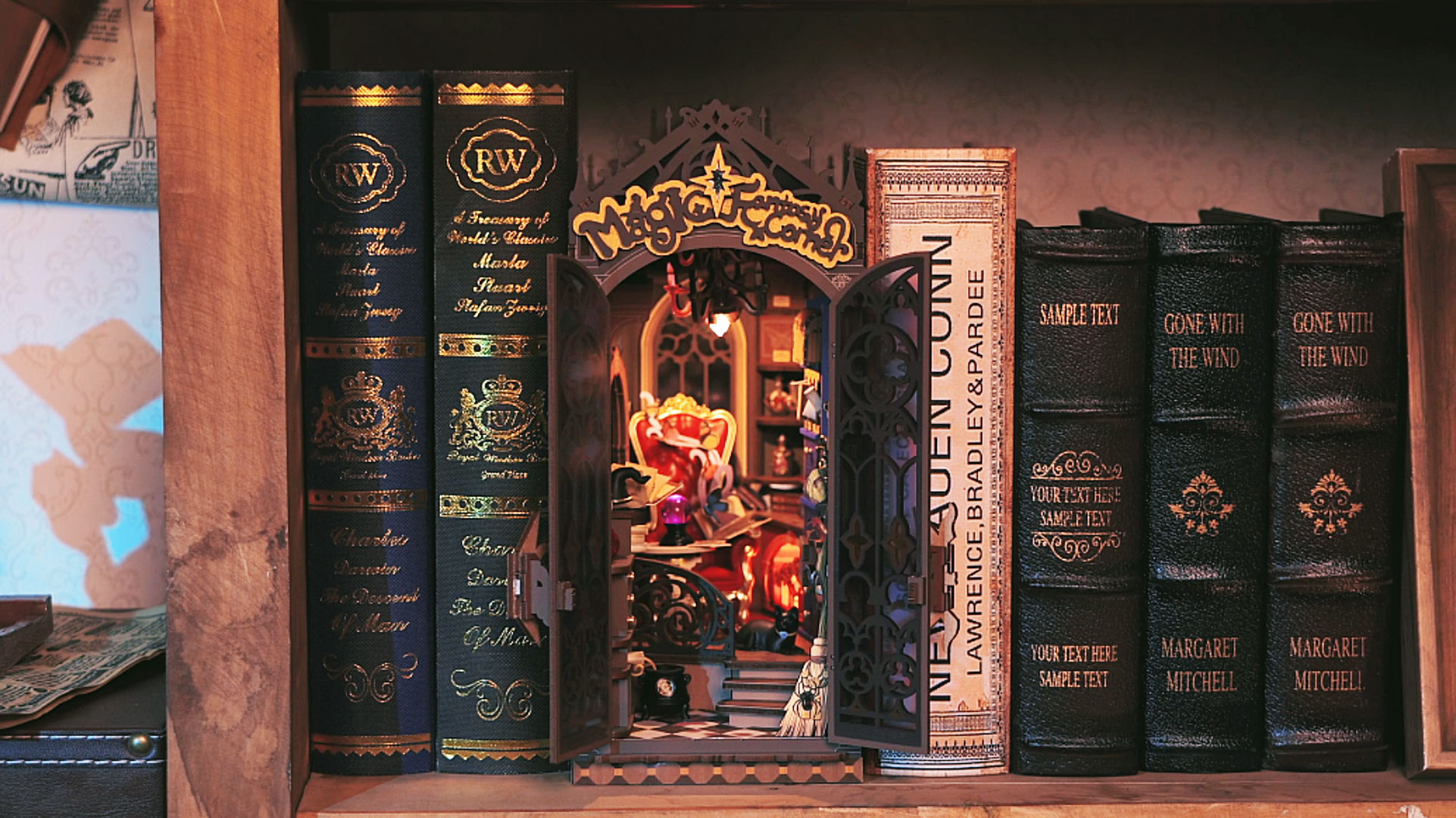 Amazon.com: Rolife Book Nook Kit Magic Fantasy Corner DIY