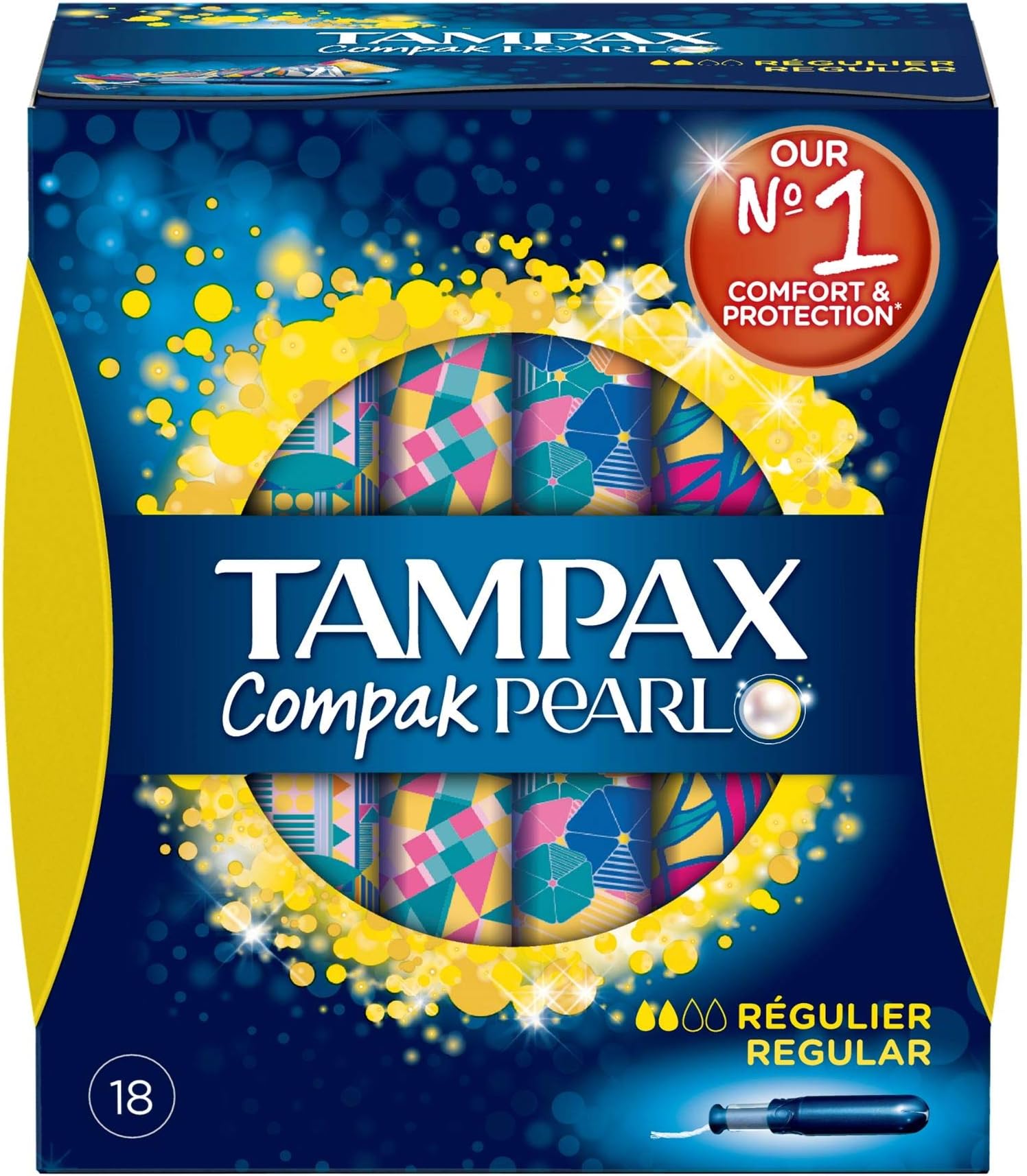 Tampax Pearl Super Plus Tampons - 18 Count