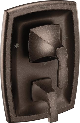 Moen T2690ORB Voss Posi-Temp con kit de ajuste de válvula de transferencia de 3 funciones incorporado, requiere válvula, bronce aceitado, bronce