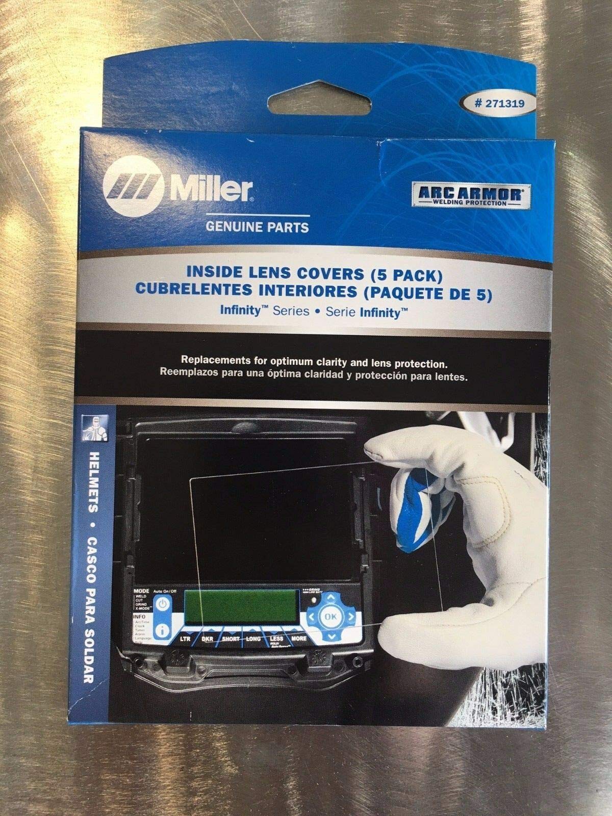 GSParts5PK Miller Infinity Series Inside Welding Lens Covers Genuine 271319