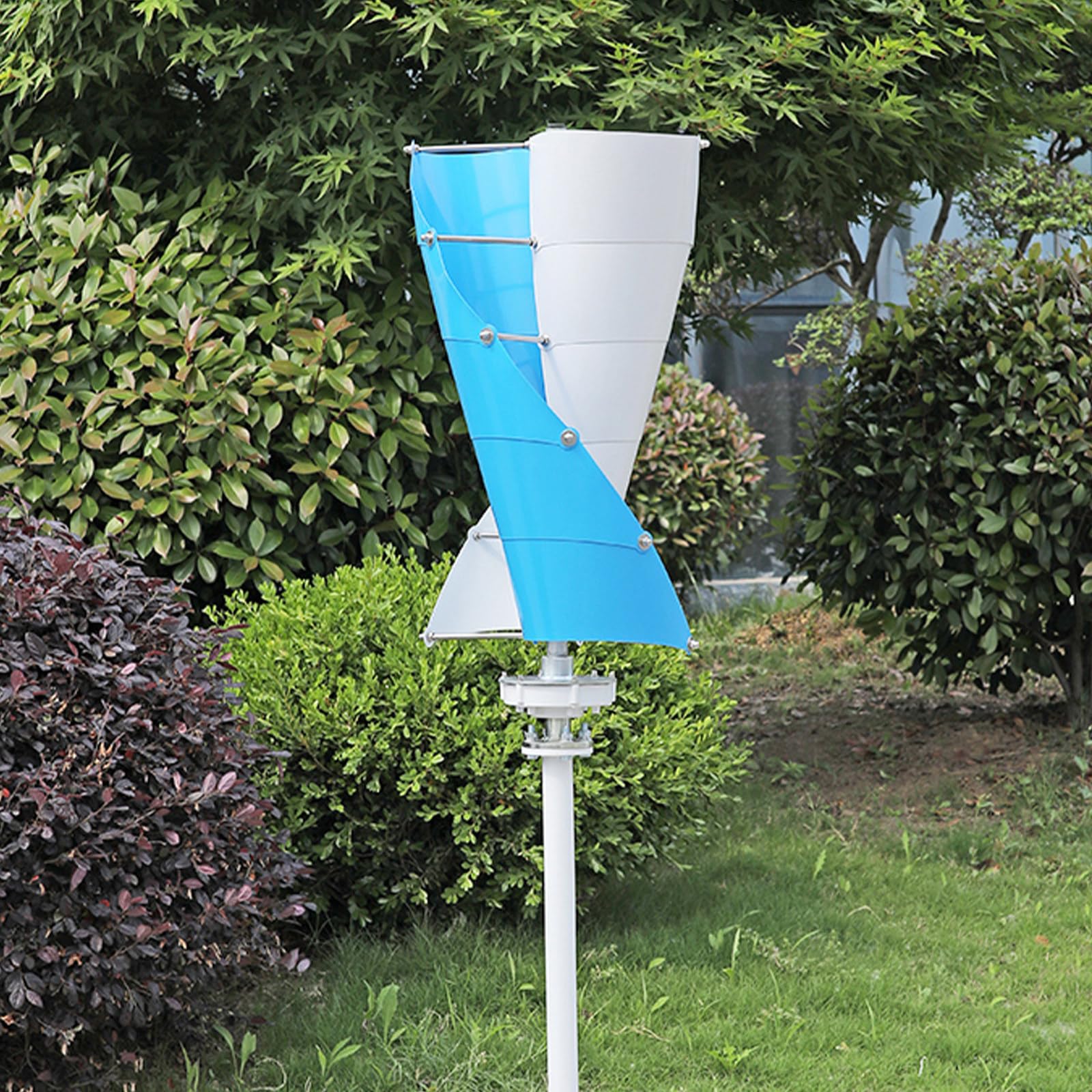 Turbine eoliche, generatore con Controller su Inverter di Rete + turbina eolica Verticale per la casa Turbine eoliche per Case generatore a magneti permanenti,600W12V