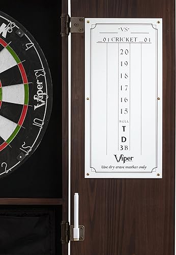 Vista 62 de Viper metropolitan conjunto de tablero de sisal/cerda para dardos de punta de acero y gabinete. Espresso Finish