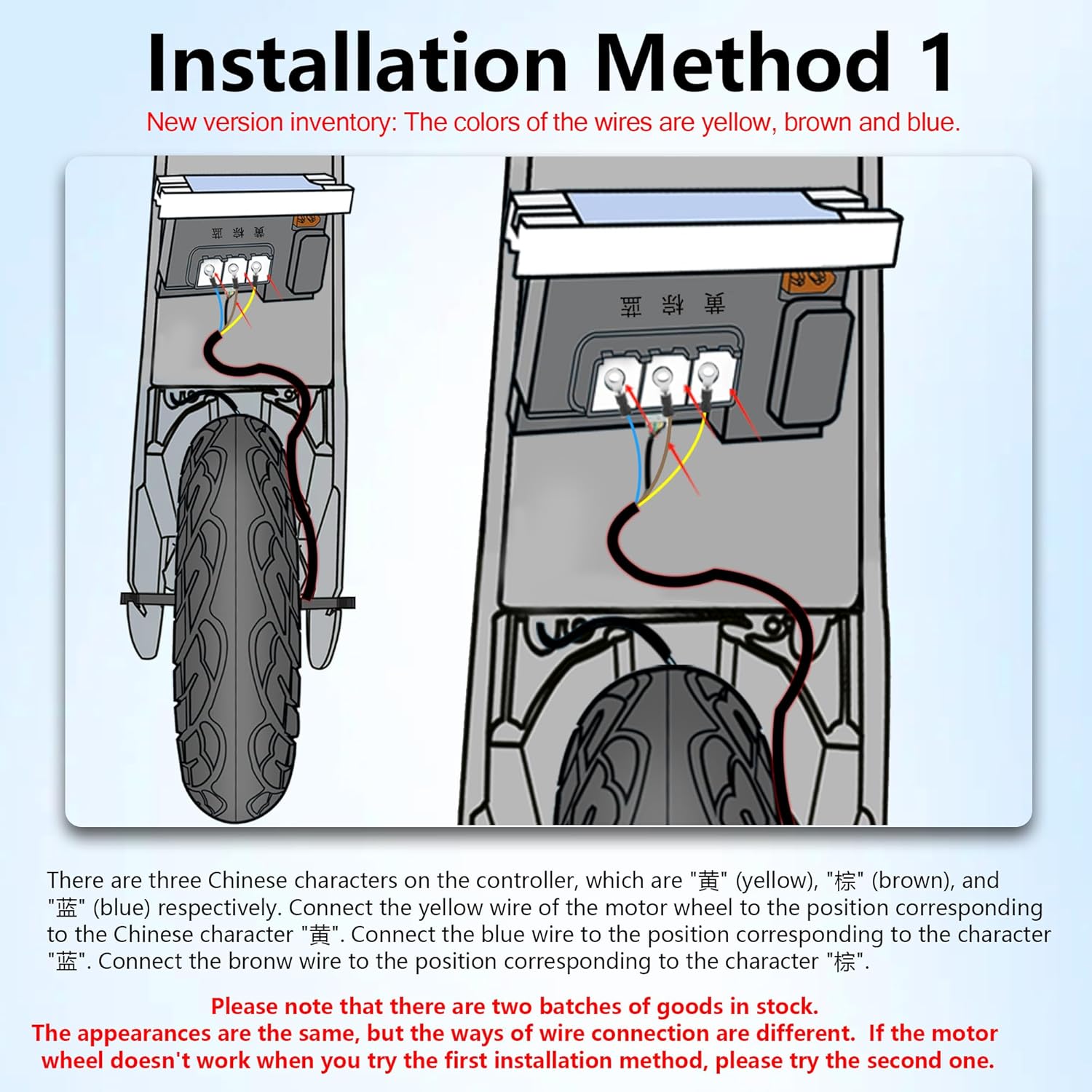 10x2.5 Inch Hub Motor with Solid Tire, 500W Drive Power Wheel ONLY Fit for Segway Ninebot Max G30P Electric Scooter, 60/70-6.5 Rear Motor Kit Tubeless Tyre