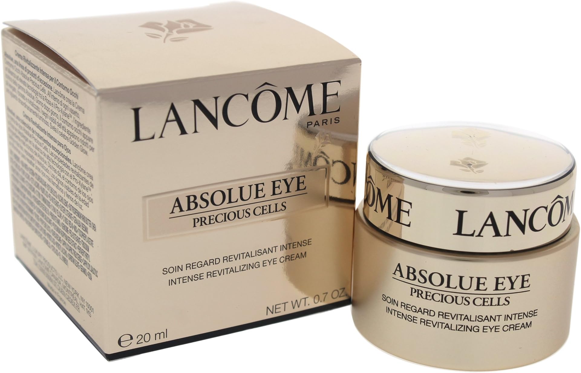 Lancome Absolue Eye Precious Cells Intense Revitalizing Eye Cream, 0.7 Ounce