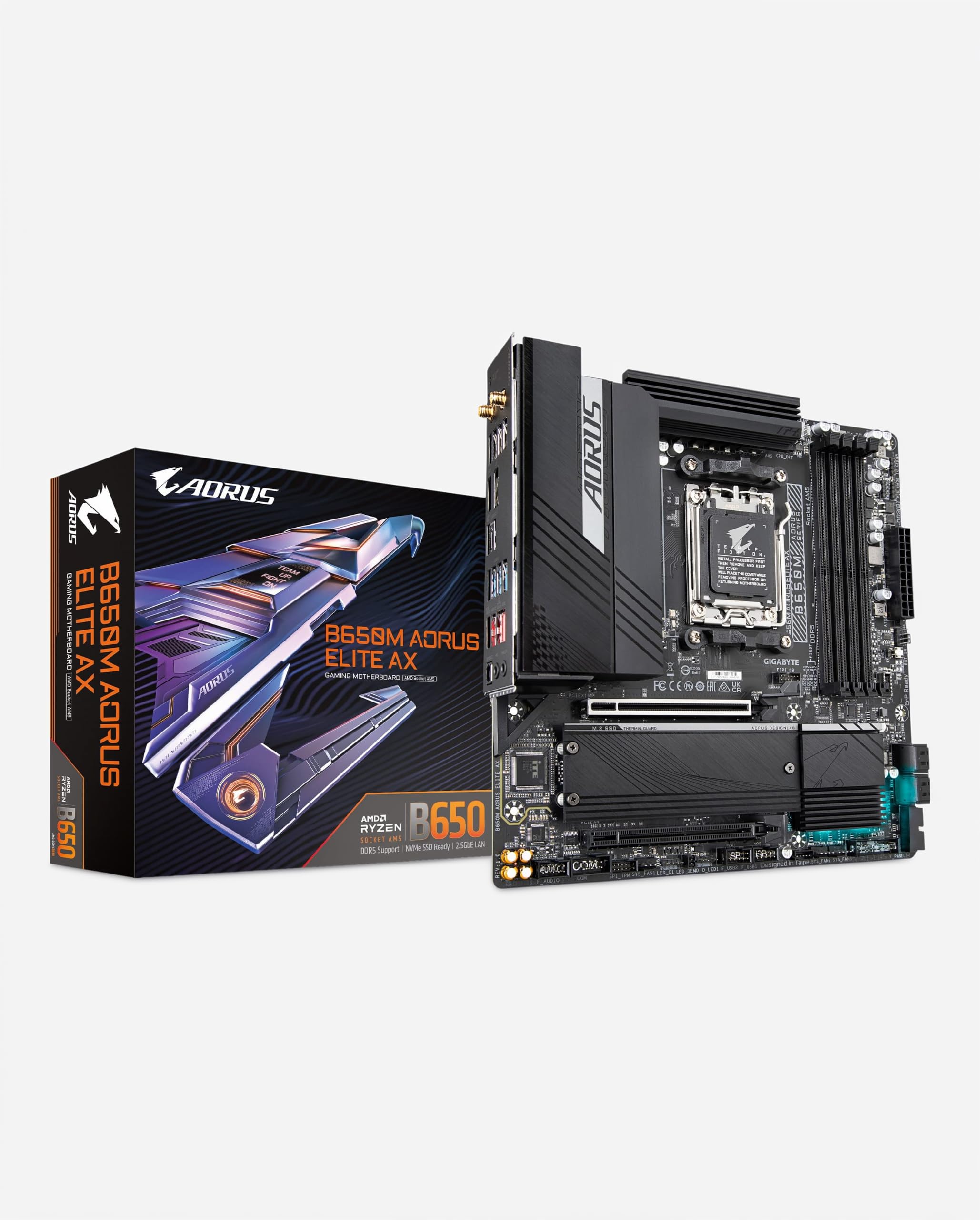 Amazon.com: GIGABYTE B650M AORUS Elite AX AMD AM5 mATX Motherboard