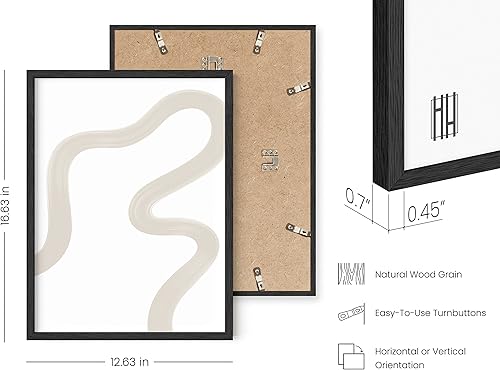 Miniatura 3 de HAUS AND HUES Arte de pared neutro, juego de 3 arte geométrico para pared, color beige, arte de pared bohemio, decoración de pared neutra, arte