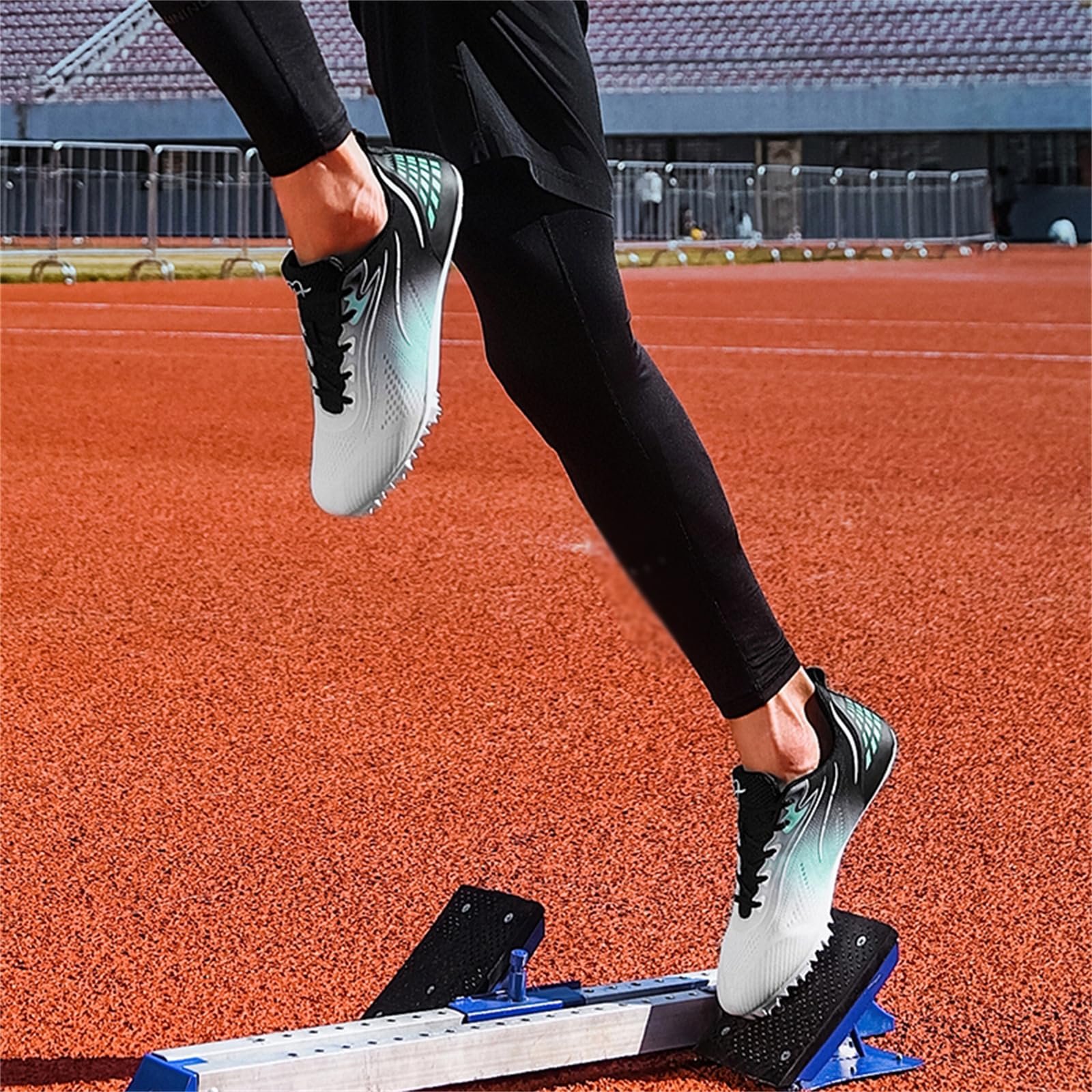Scarpe da Atletica Leggera per Uomo Donna Ragazzo E Ragazza 7 Chiodi da Corsa E Salto
