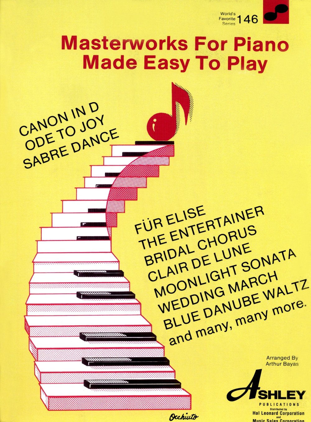 Masterworks For Piano Made Easy To Play (WFS 146). For Pianoforte