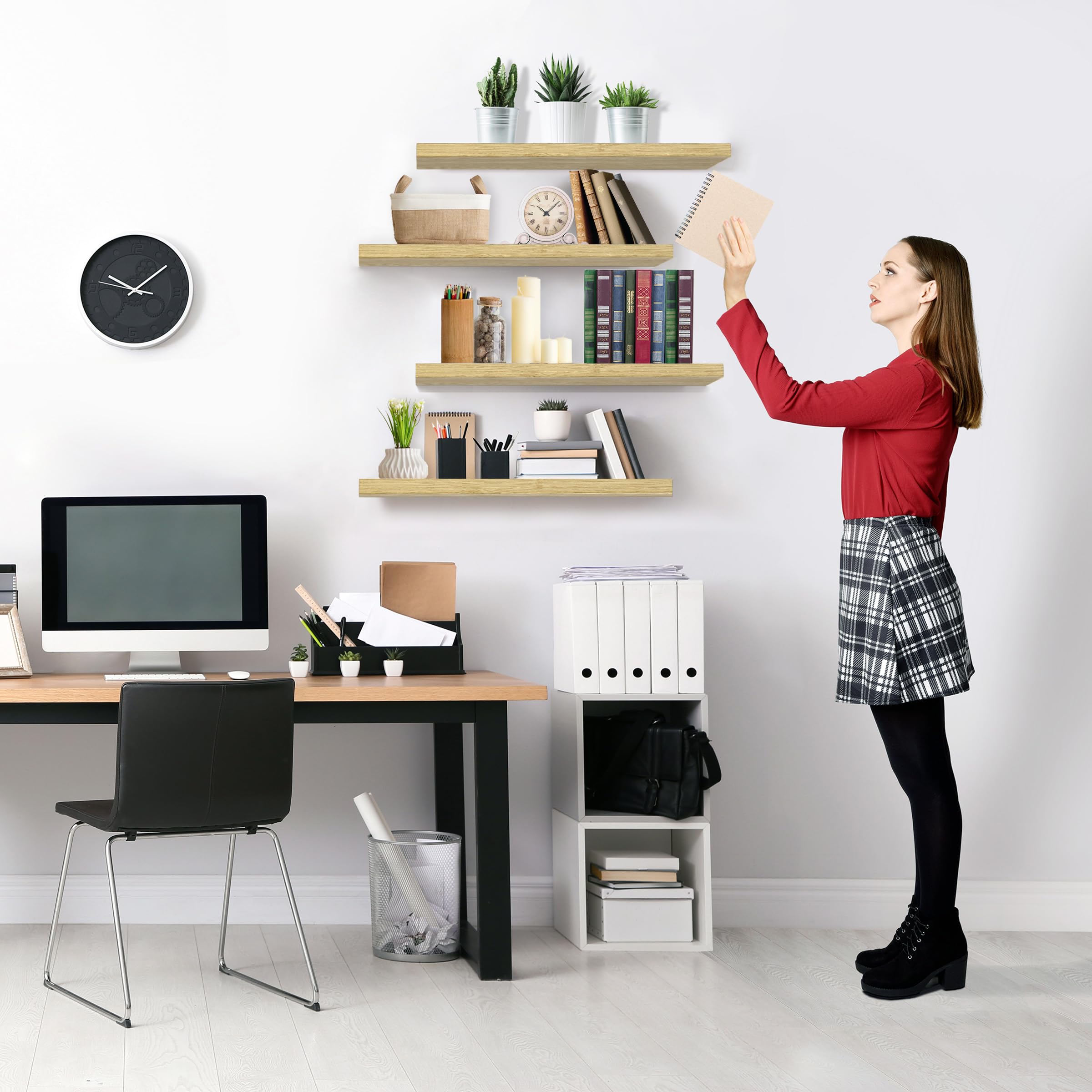 Amazon.com: Sorbus Floating Shelves for Wall - 24