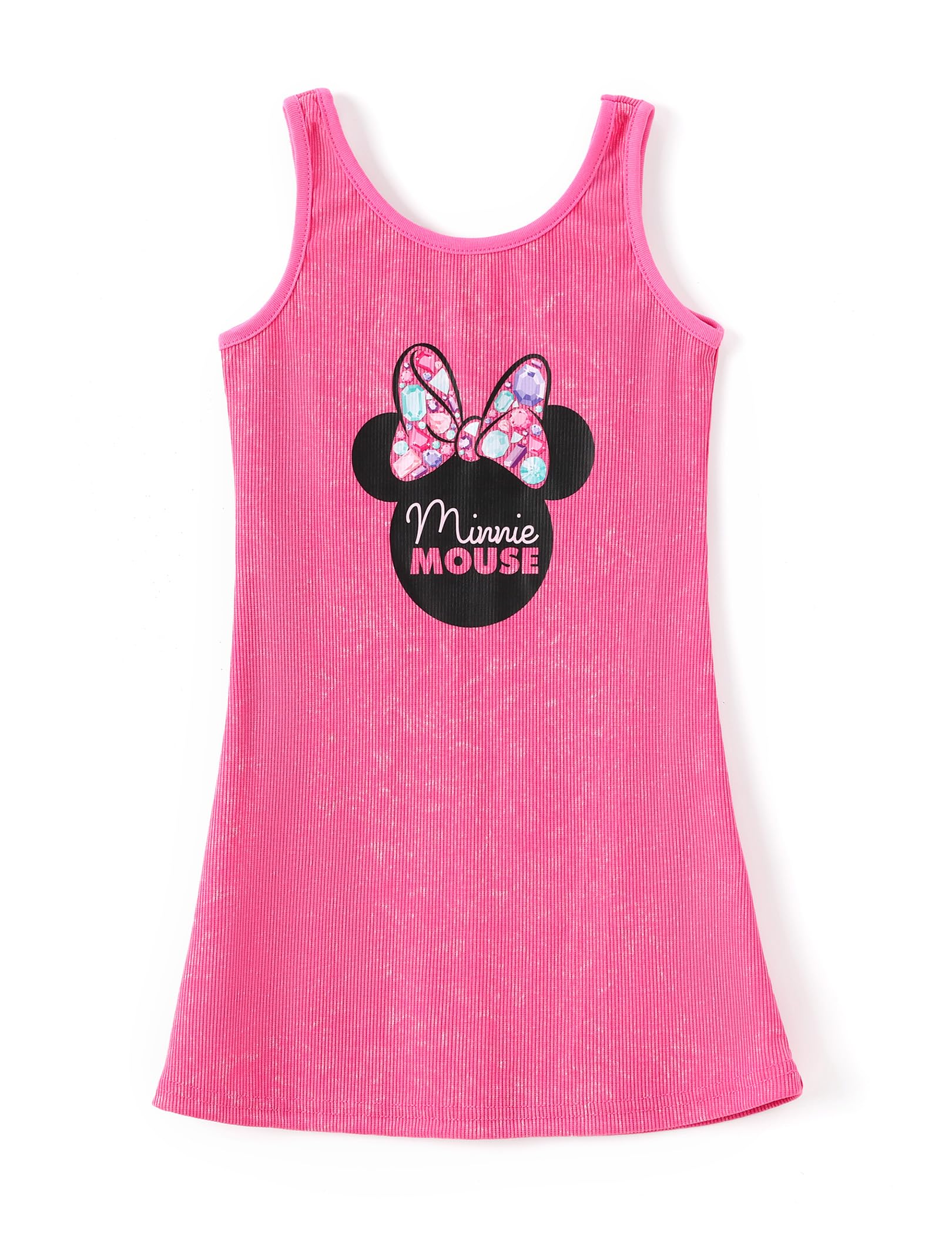 Disney Frozen Elsa Princess Minnie Stitch Toddler Girl Tank Dress Summer Beach Holiday Sleeveless A-Line Sundress 2-13 Years