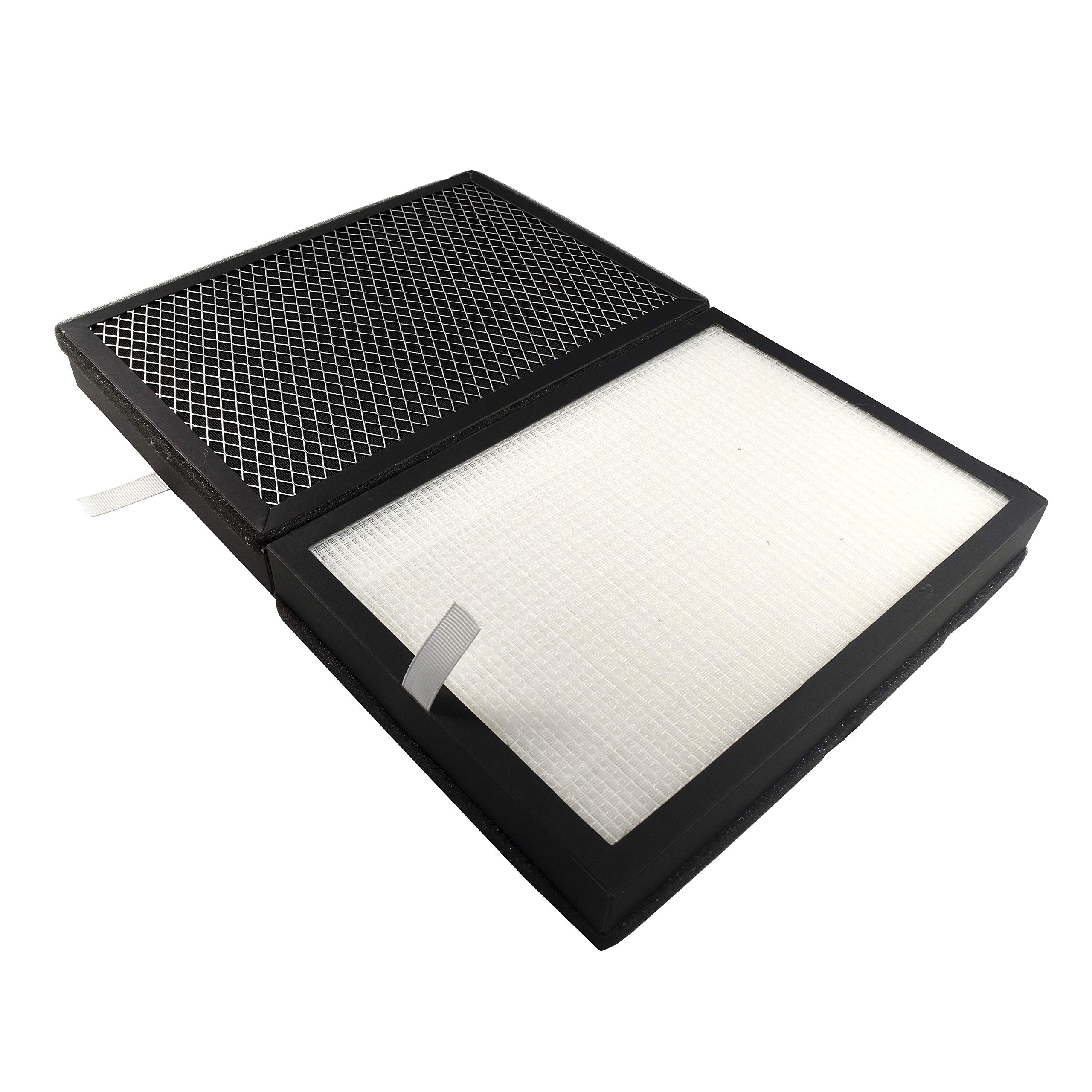 HQRPHEPA Filter Set Replacement for Me dify MA-25R compatible with MA25 series Air Purifiers, 3 in 1 (Pre-filter, H13 HEPA Filter and Activated Carbon), 2 Filters