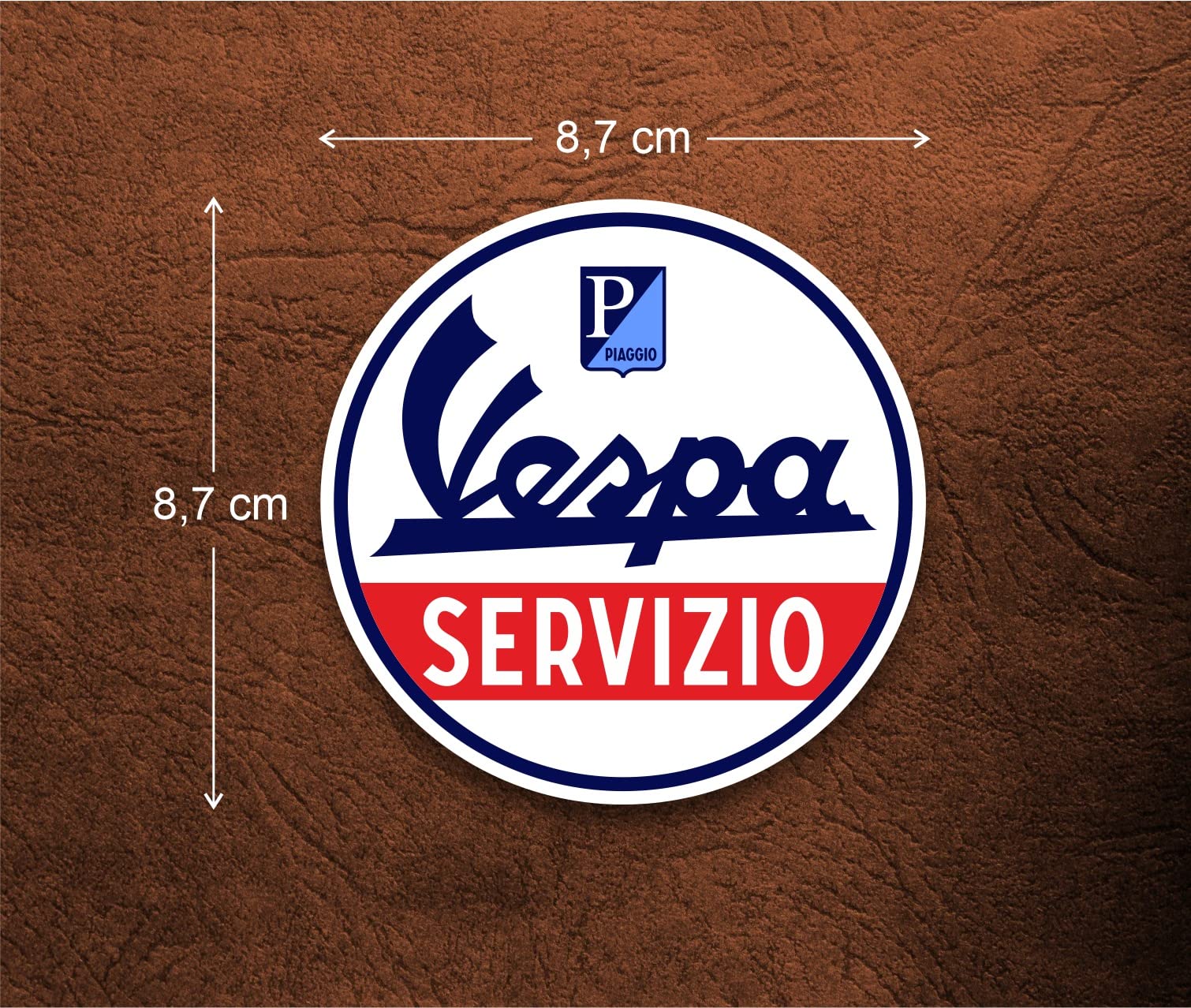 VESPA - Aufnäher - Aufbügler - 9x7,8cm (Neu Und Originalverpackt) In