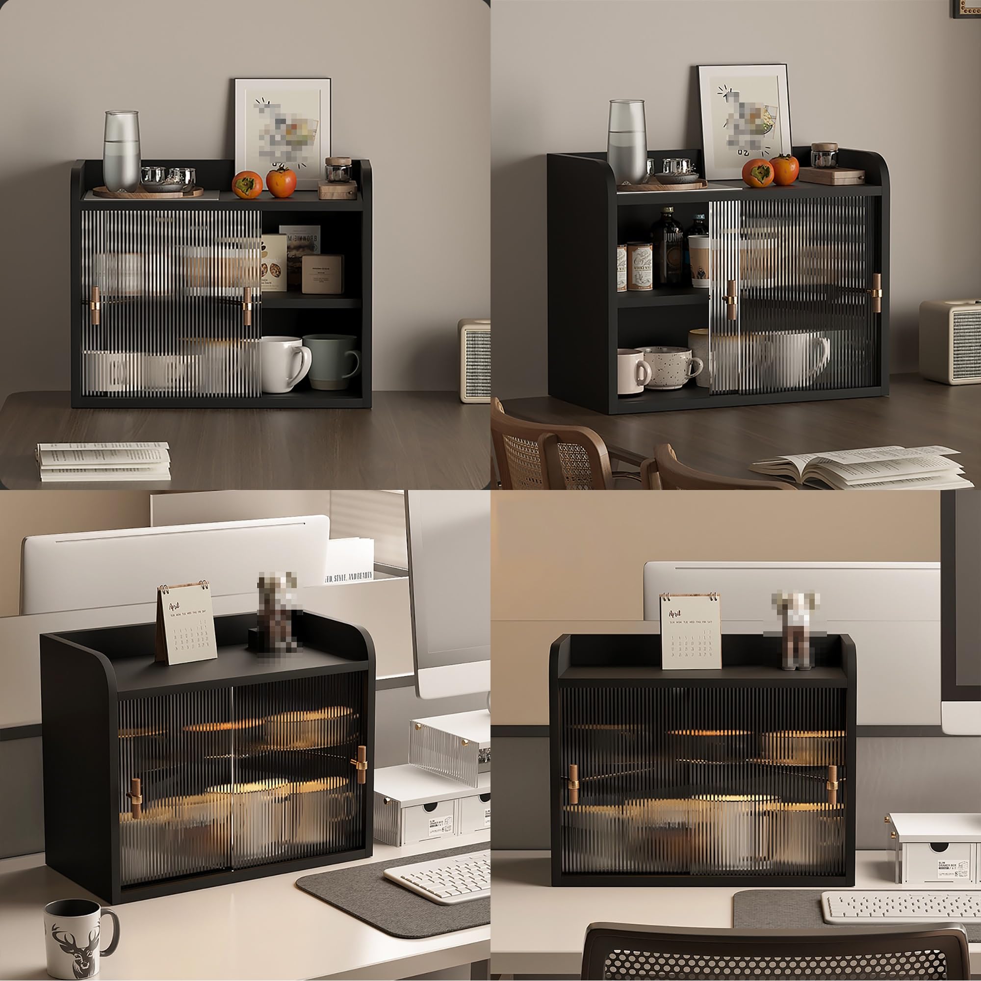 Estantería organizadora de escritorio de madera para el hogar, oficina, dormitorio, encimera, estante de exhibición sobre computadora, oficina y dormitorio, estante de almacenamiento de suministros de