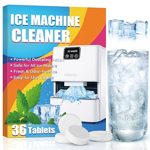 Ice Machine Cleaner, 36 Pack Ice Maker Cleaner for Crystal