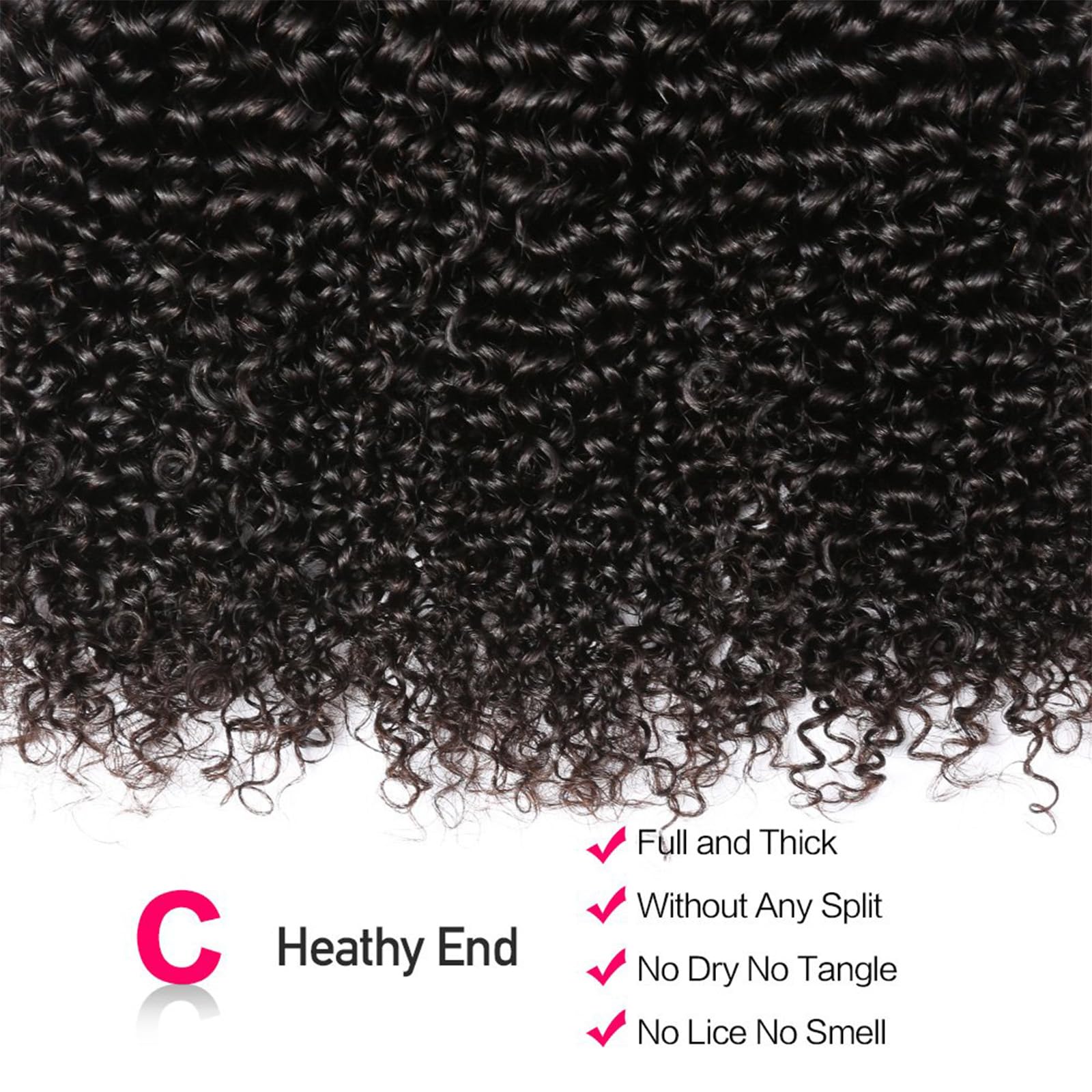 Paquetes de Onda Rizada Cabello Humano 18 20 22 Pulgadas Brazileño 3 Paquetes 240 g Color Natural