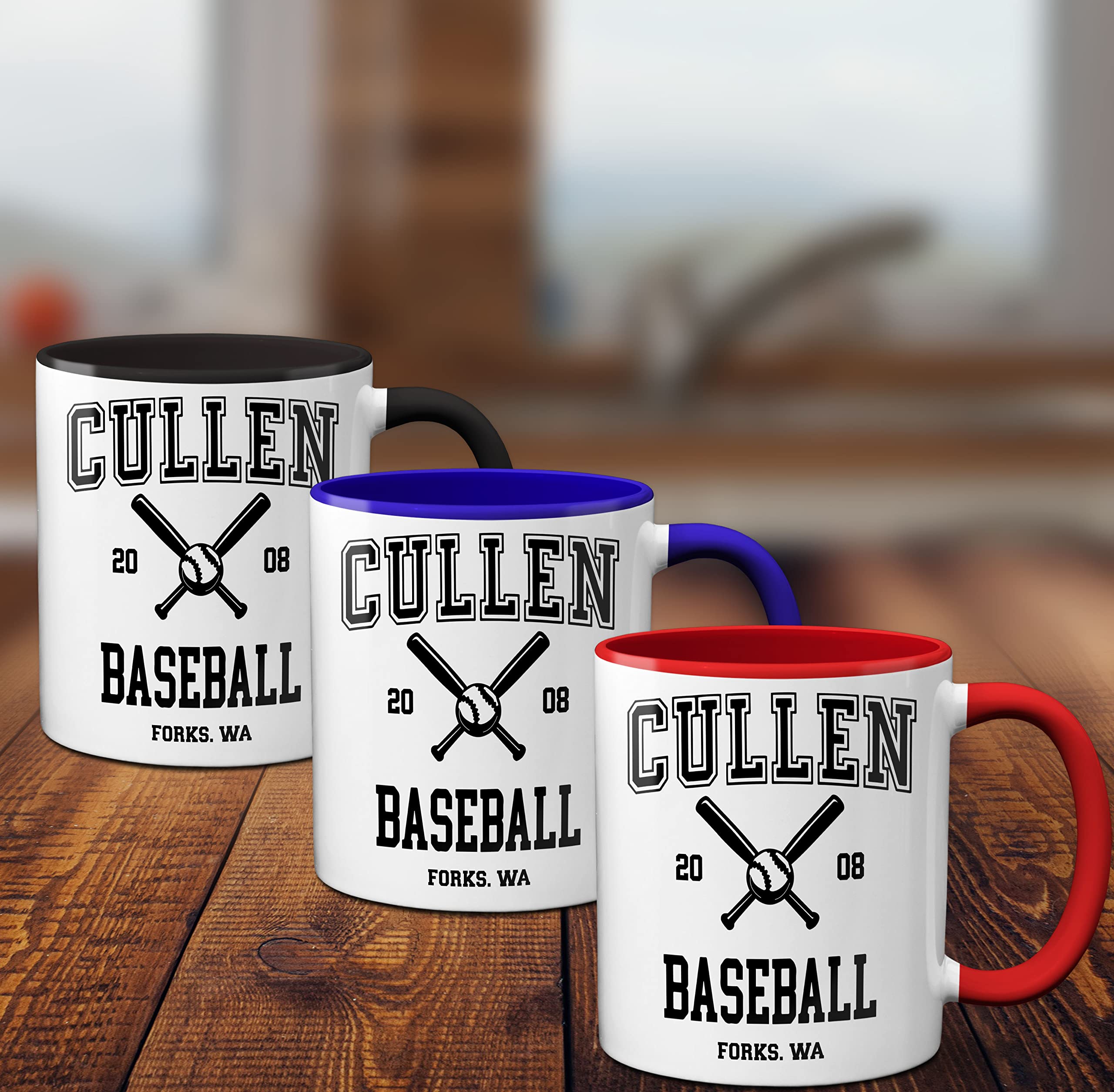Cullen Baseball Unisex Twilight Team Tasse blanche Café Mug