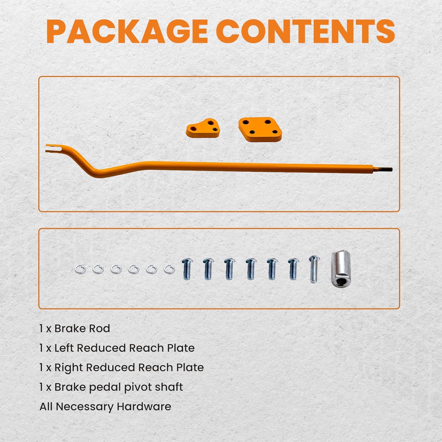 maXpeedingrods Reduced Reach Forward Control Adapter Kit for Harley Davidson FXD FXDWG 2006-2017 Dyna Wide Glide Motorcycle, Steel