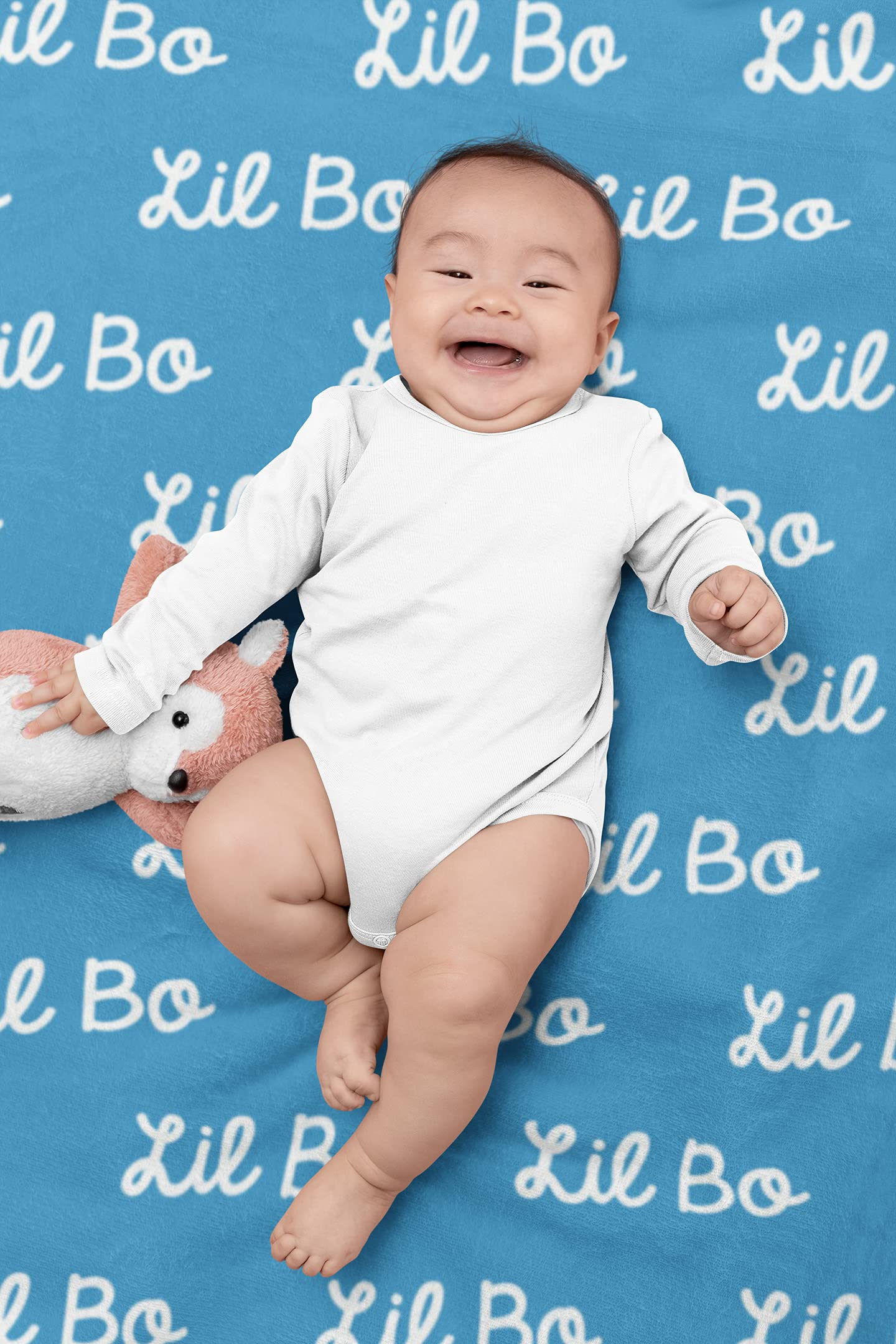 Toddler Customized Blanket, Baby Gift Custom Blanket, Family, Personalized Name Blankets for Baby, Kids and Adults, Mom, Grandmas, Custom Name Blanket for Grandkids, Custom Blanket with Baby's Name