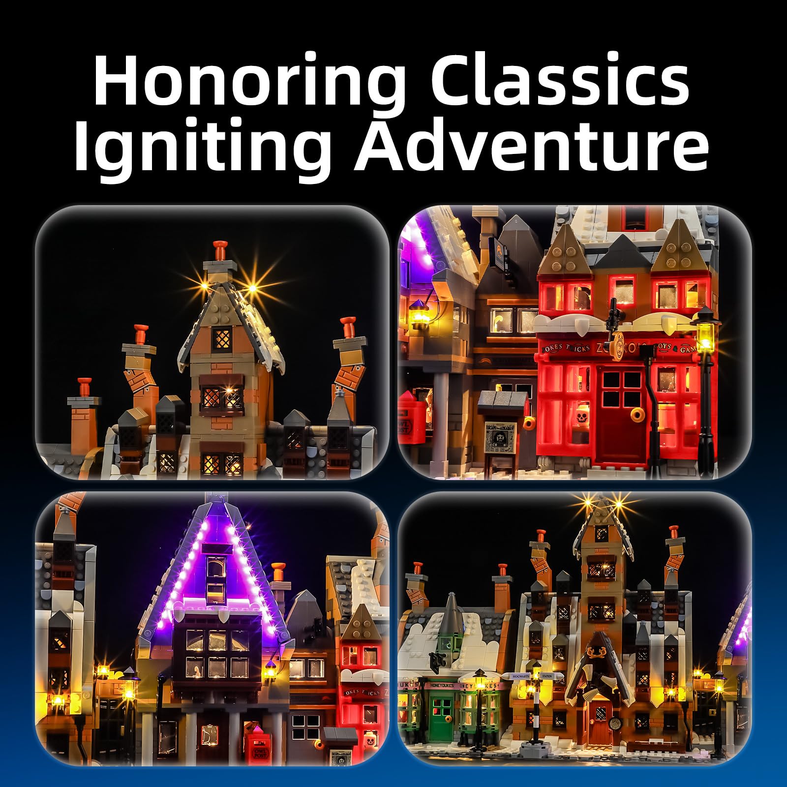 YEABRICKS LED Light for Lego-76457 Harry Potter Hogsmeade Village - Image 2