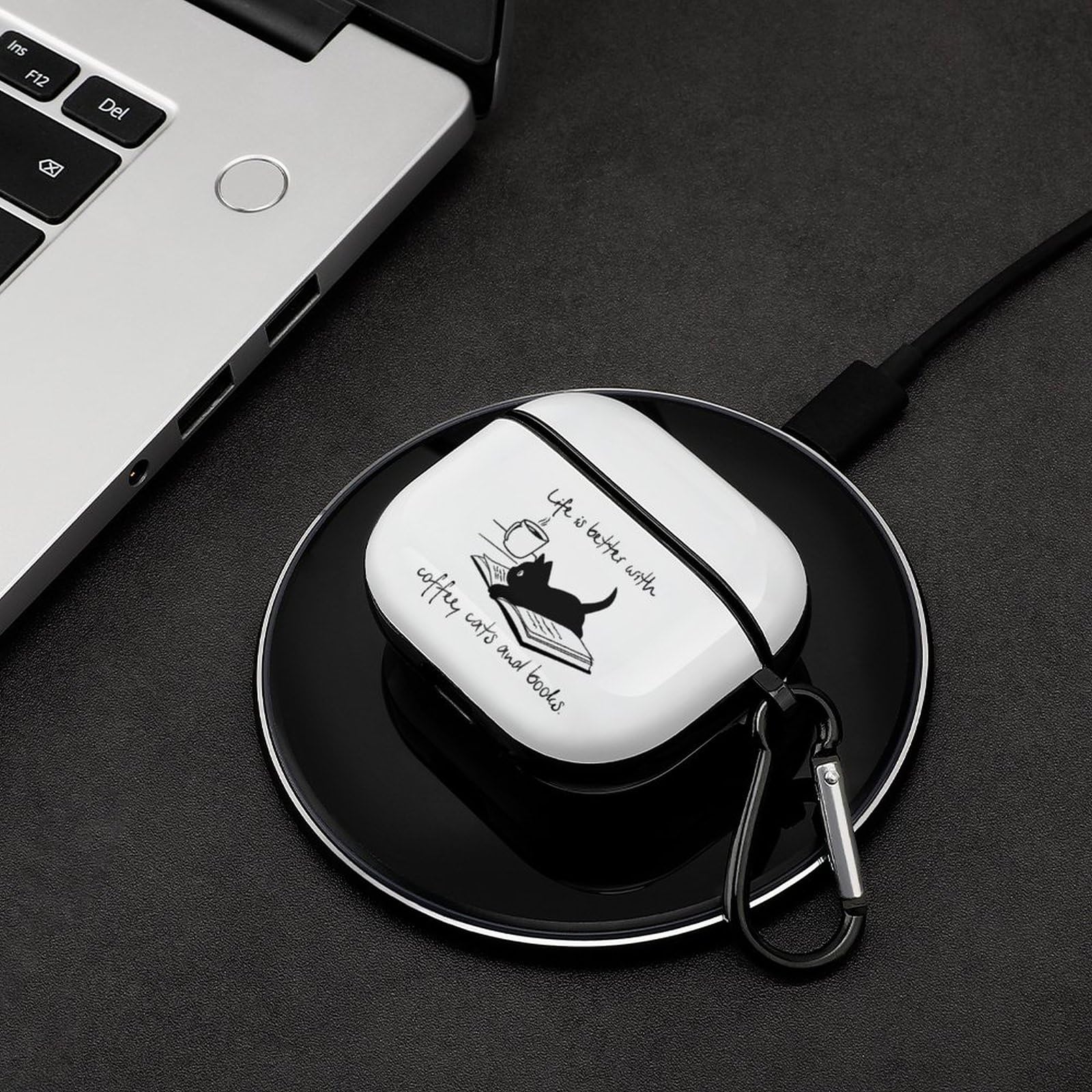 Amazon | AirPods 3 ケース 黒猫 おもしろ かわいい 猫柄 AirPods 第3