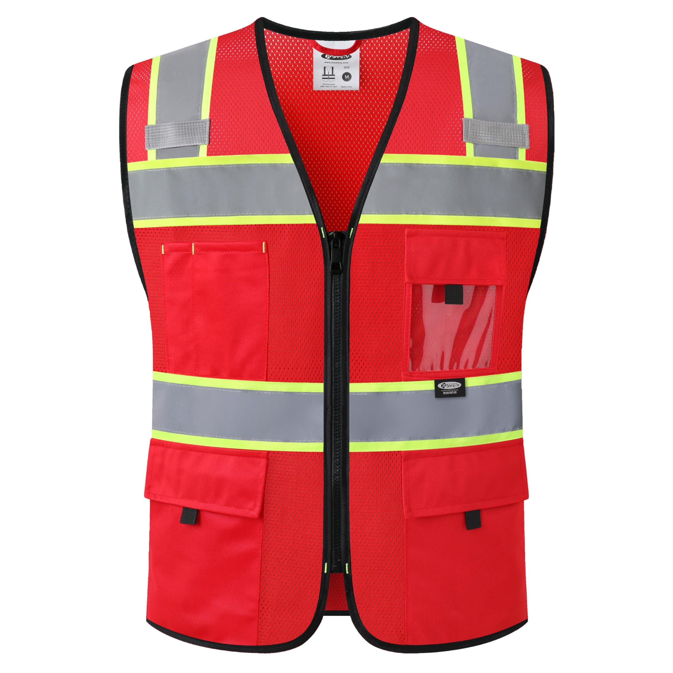 JKSafety Classic Mesh Safety Vest