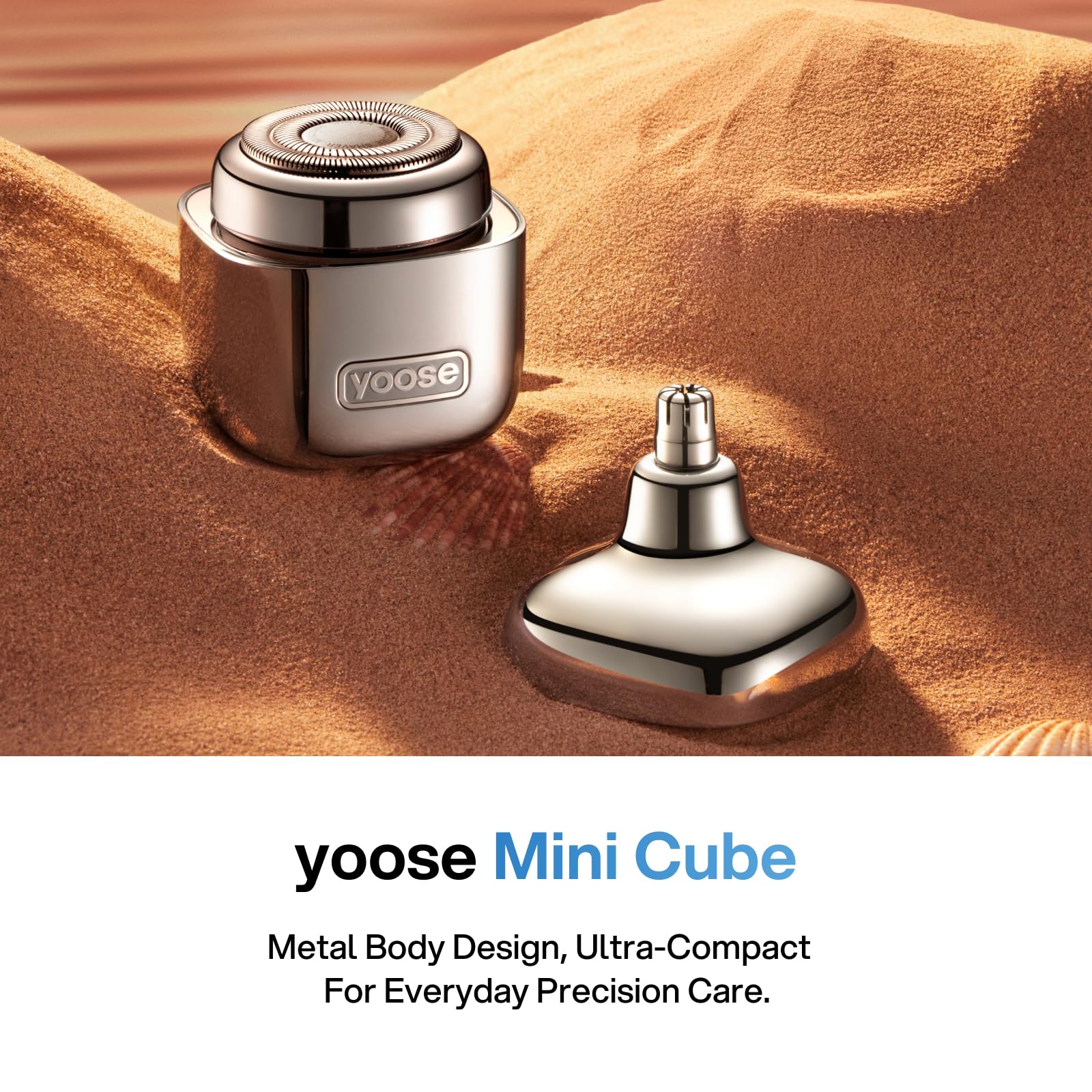 yoose 2-in-1 Electric Shaver and Nose Hair Trimmer for Men