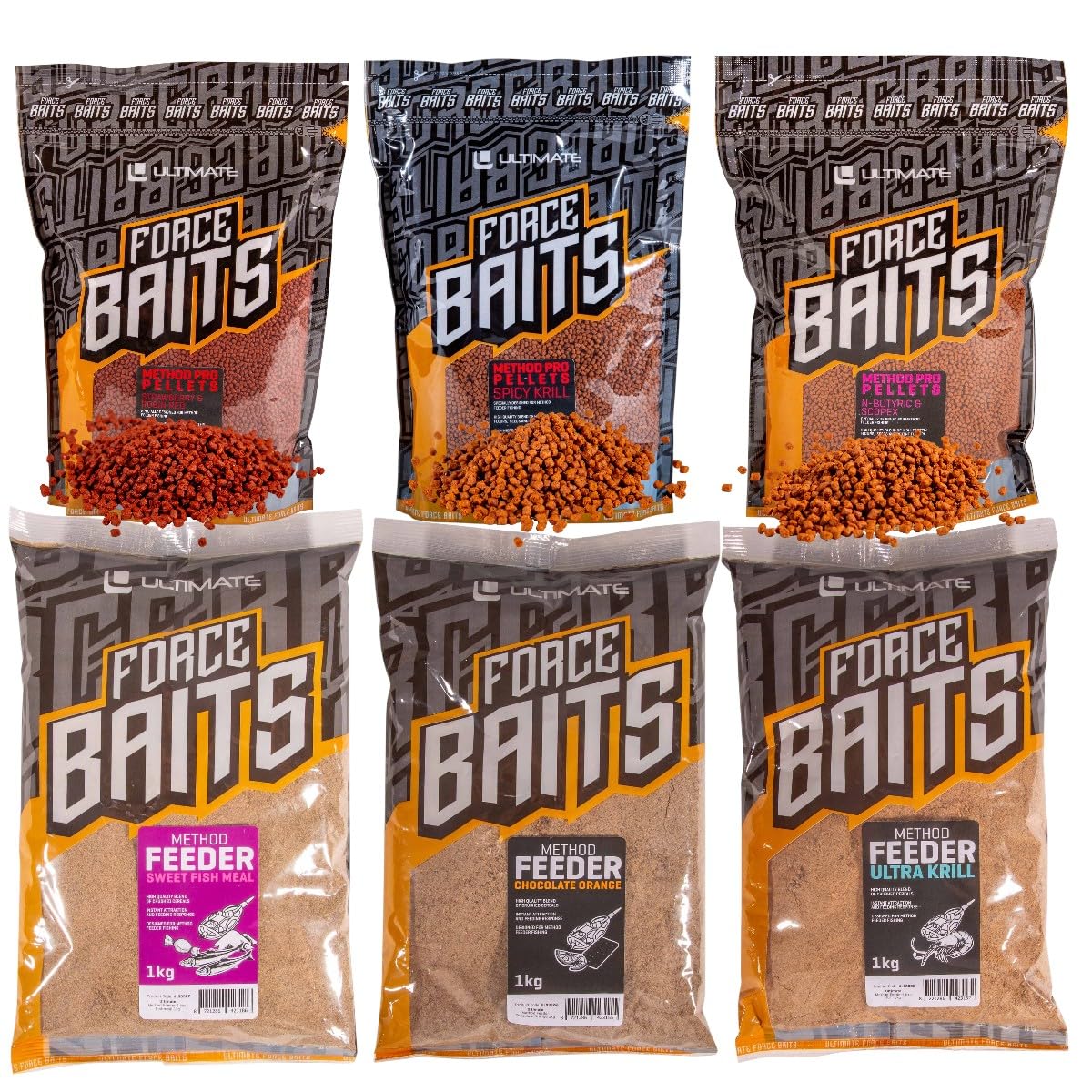 Ultimate Pack Pellets & Amorce Method Feeder - Amorce