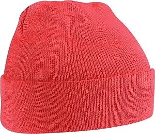 Beechfield Originelle Strickmütze mit Bündchen, doppelschichtig, traditioneller Stil, warme Mütze