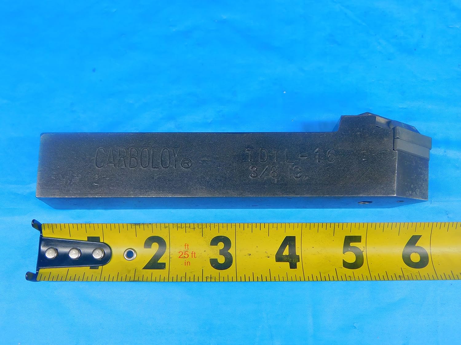 SECO TDTL-16 Lathe Turning Tool Holder 1" Square Shank 6" OAL 3/8 IC CARBOLOY - AR8354AZ2