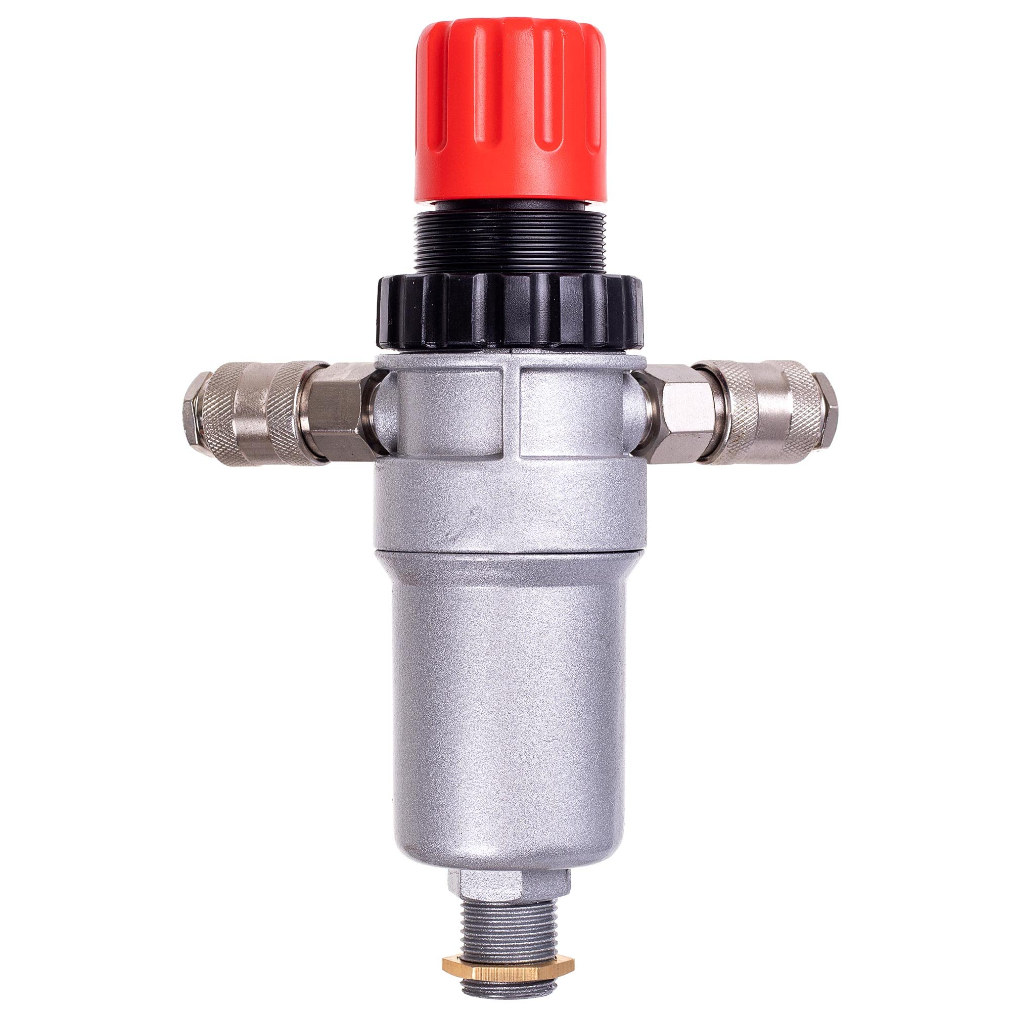 Profi 1/2" Druckluftregler Druckminderer mit Luftfilter und Manometer Filter