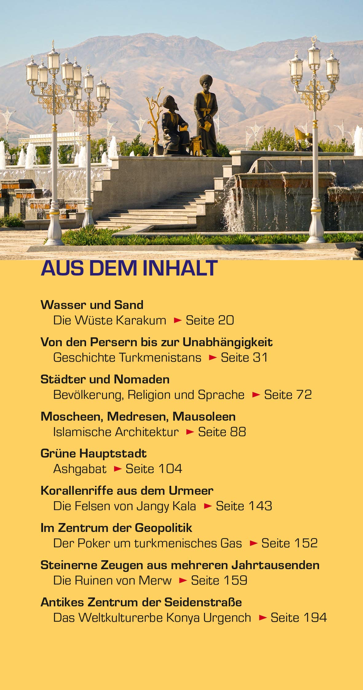 TRESCHER Reiseführer Turkmenistan: Durch die Wüste Karakum nach Ashgabat, Nisa, Merw und Konya Urgench