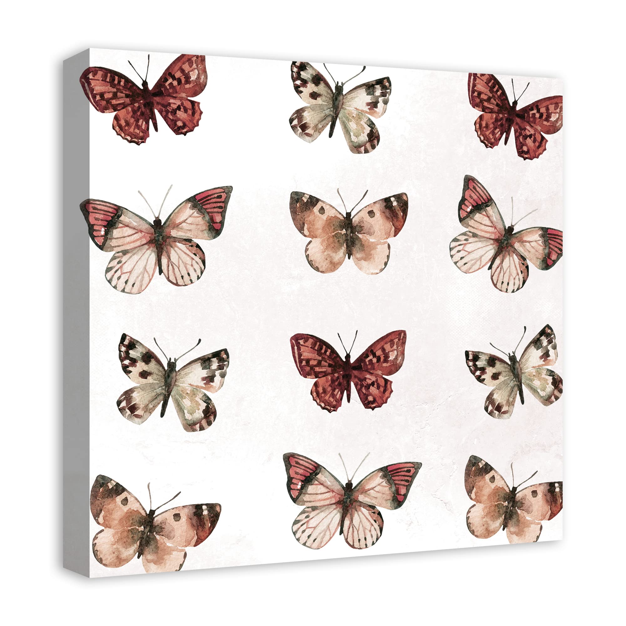 Creative Products Watercolor Butterfly Layout 20 x 20 Canvas Wall Art
