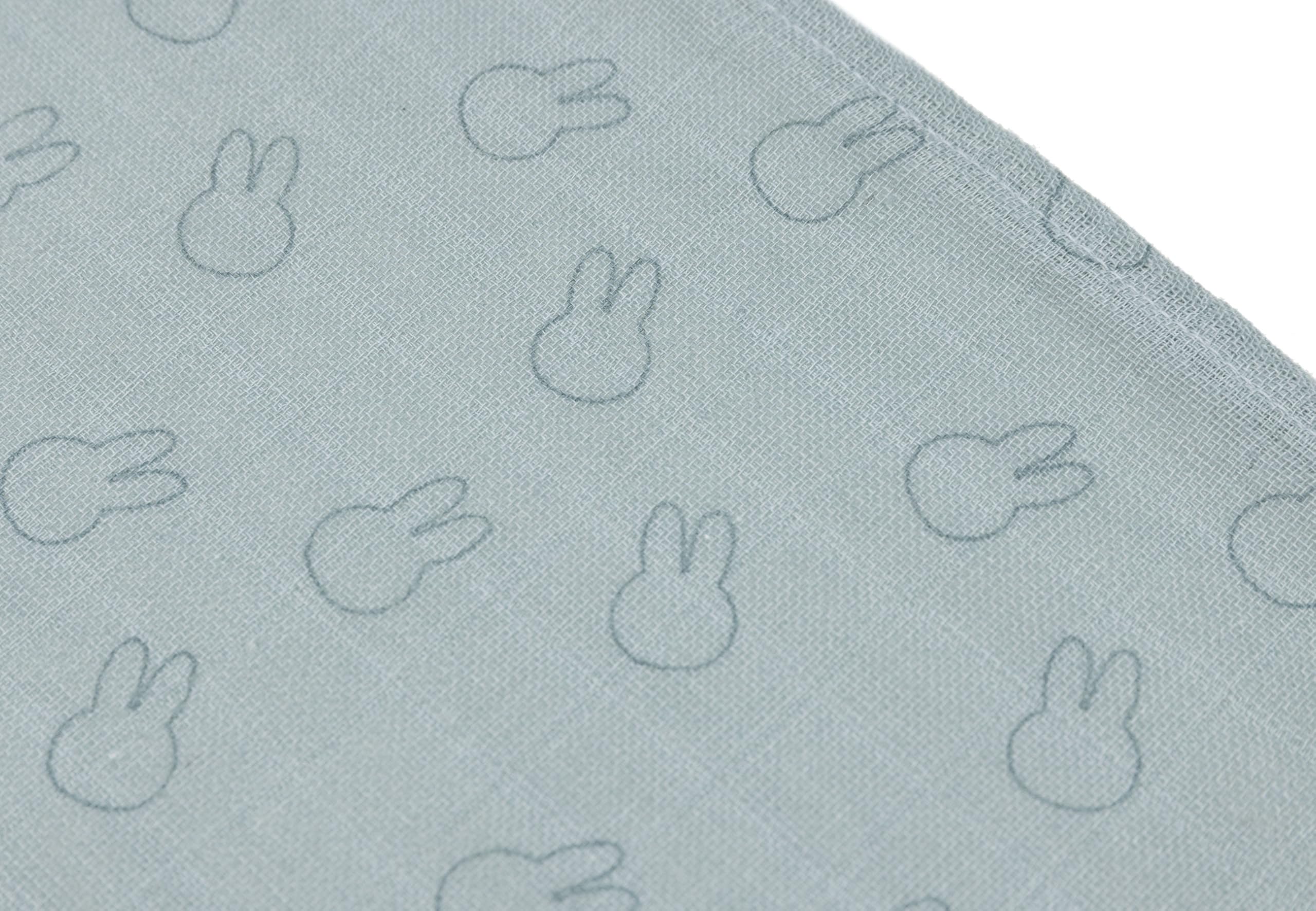 Jollein Baby Muslin Cloth - Miffy Silhouettes, Sea Green - Pack of 3-70 x 70 cm - 100% Cotton - Burp Cloths Baby - Oeko-Tex Certified - Image 3
