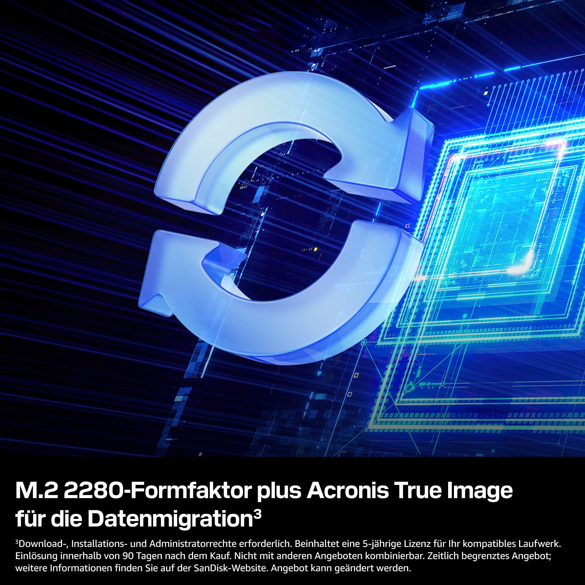 WD Blue SA510 SATA SSD 250 GB M.2 2280 (Lesen bis 555 MB/s, Schreiben bis 440 MB/s, Upgrade für PC/Laptop, dreimonatiges Probeabo von Dropbox Professional, Western Digital SSD Dashboard)