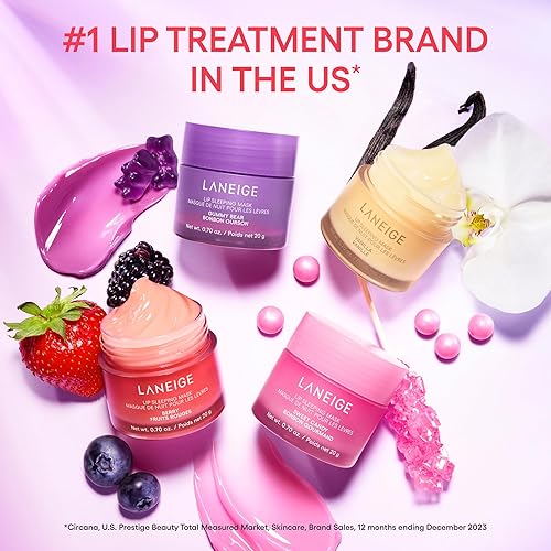 Miniatura 11 de LANEIGE Máscara para dormir labial nutrir, hidratar, vitamina C, Murumuru y manteca de karité, antioxidantes, labios escamosos y secos