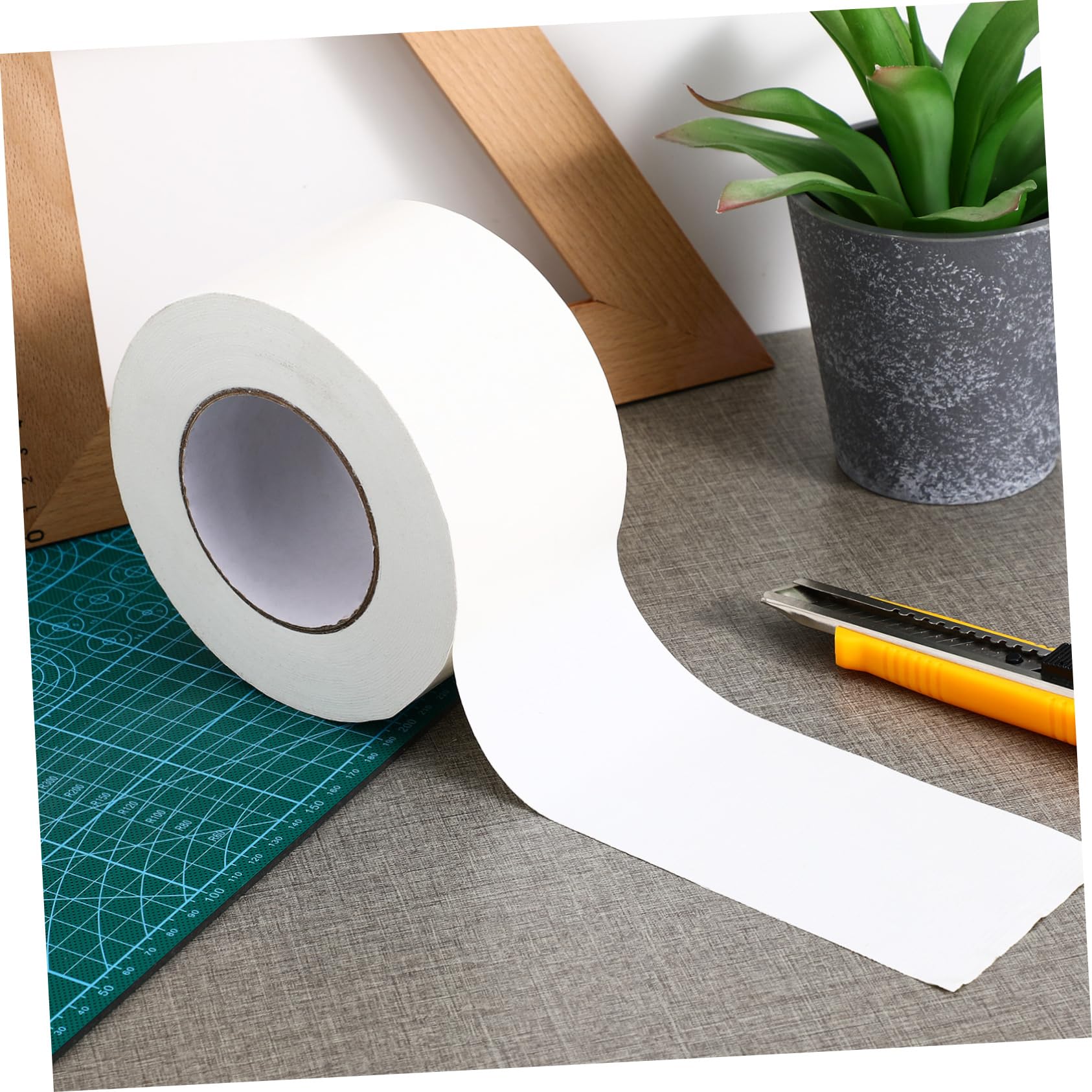 Gewebeband 1 Rolle 50m Weiß aus Polyethylen und Faser