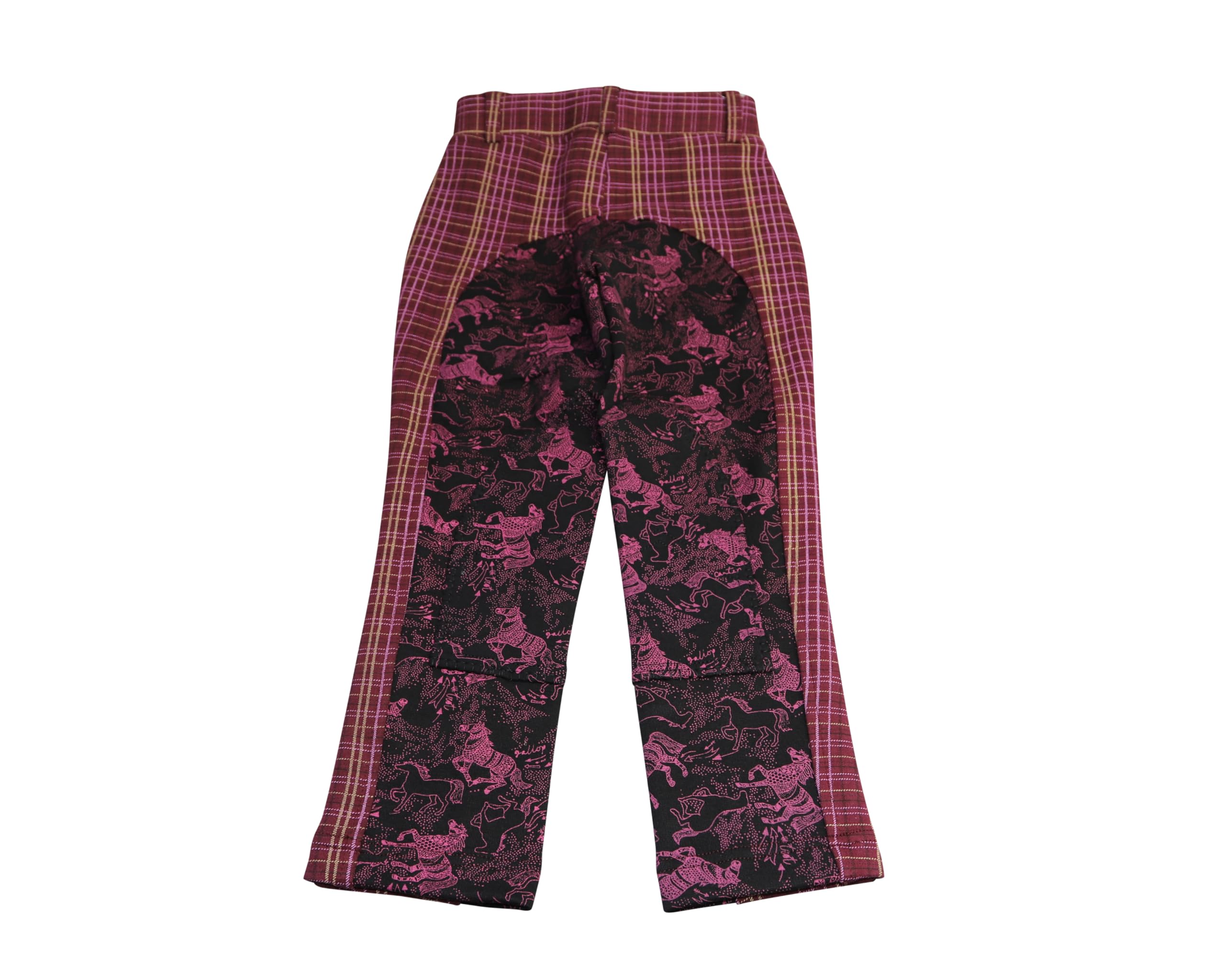 Grewal Equestrian Kid's Demeter Mixed Print Pull-On Breeches (US, Numeric, 8, Regular, Demeter)