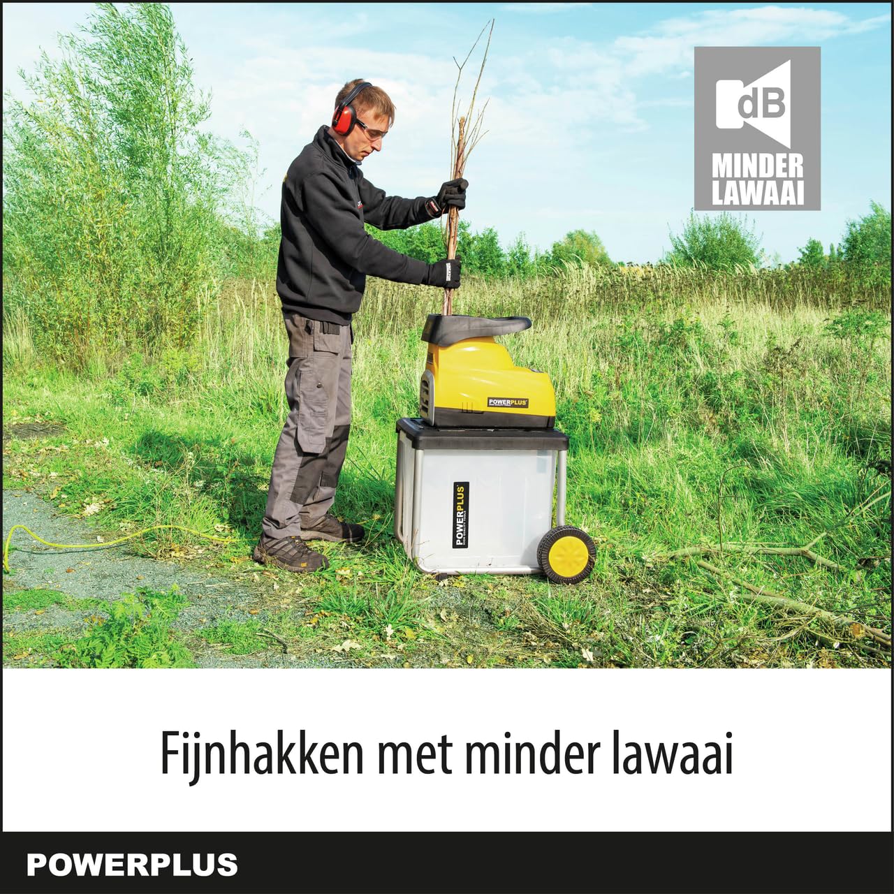 PowerPlus POWXG6462 POWXG6462-Trituradora - Jardín silencioso (2800 W)