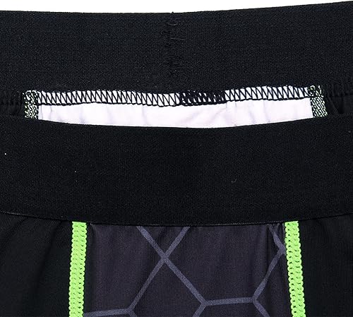 Miniatura 4 de HSSDH Pantalones de compresión para hombre, pantalones de compresión para hombre, leggings deportivos, capa base, correr, entrenamiento, yoga