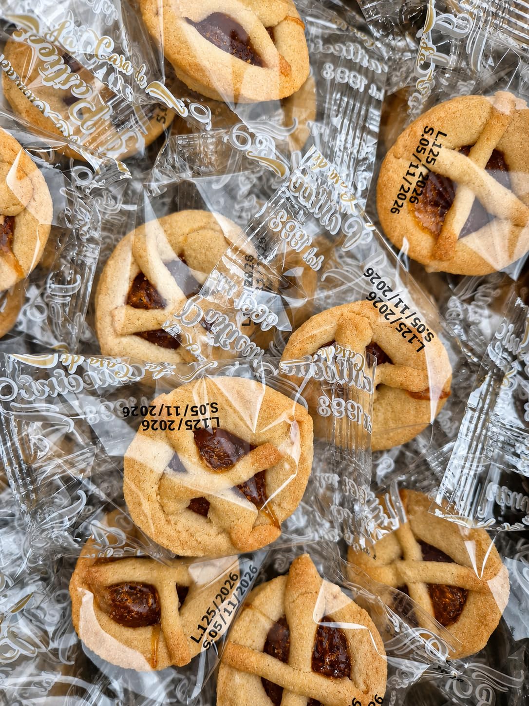 Mini Crostatine all’Albicocca Monoporzione Biscotti Snack Dolci Confezionati Singolarmente Ideali per Colazione Merenda Buffet Feste e Pausa Golosa (1,7Kg)