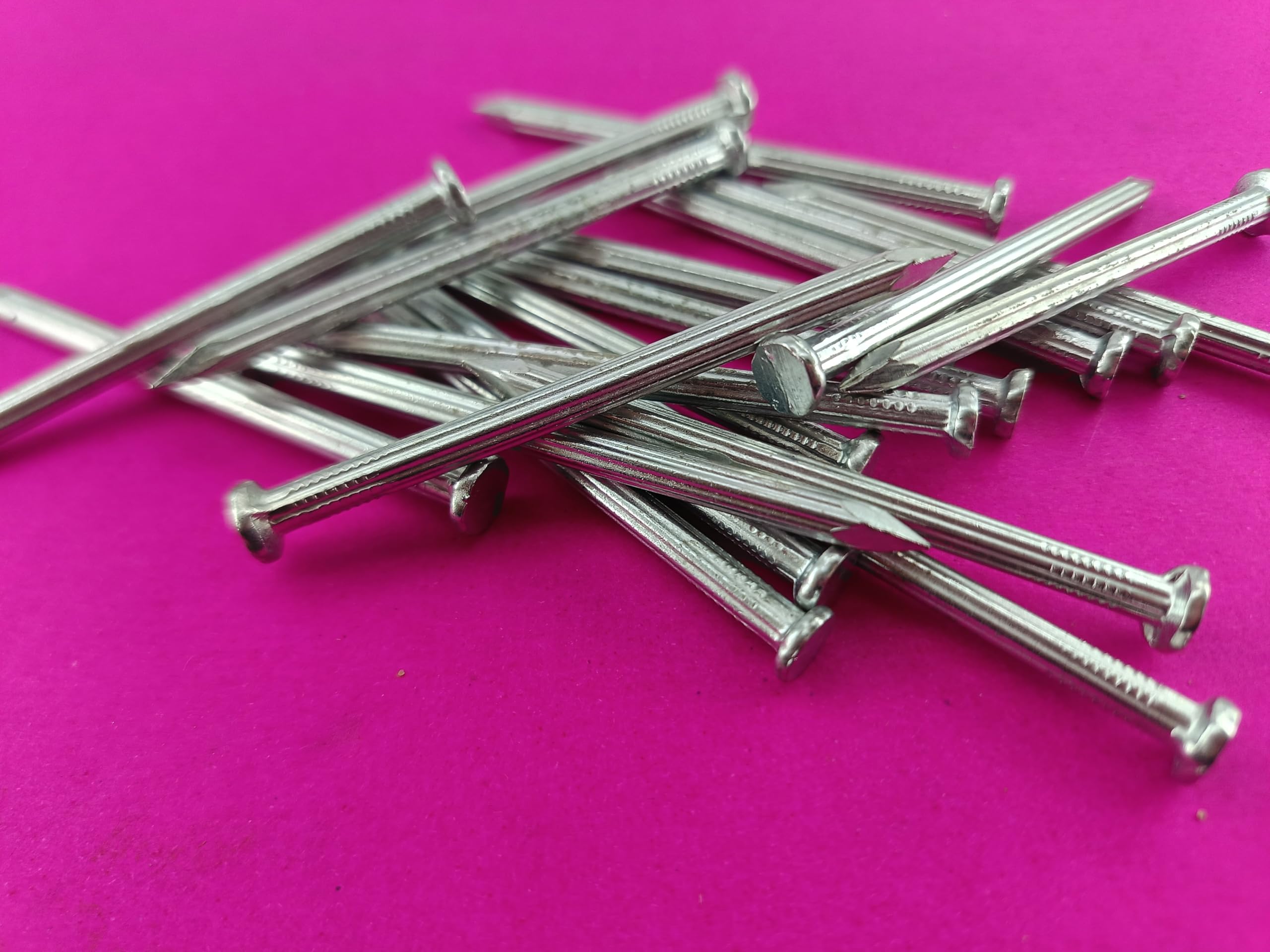 advancedestore Hard Steel Concrete Nails 3 inch (75 mm) Pack of 50 Pieces 2