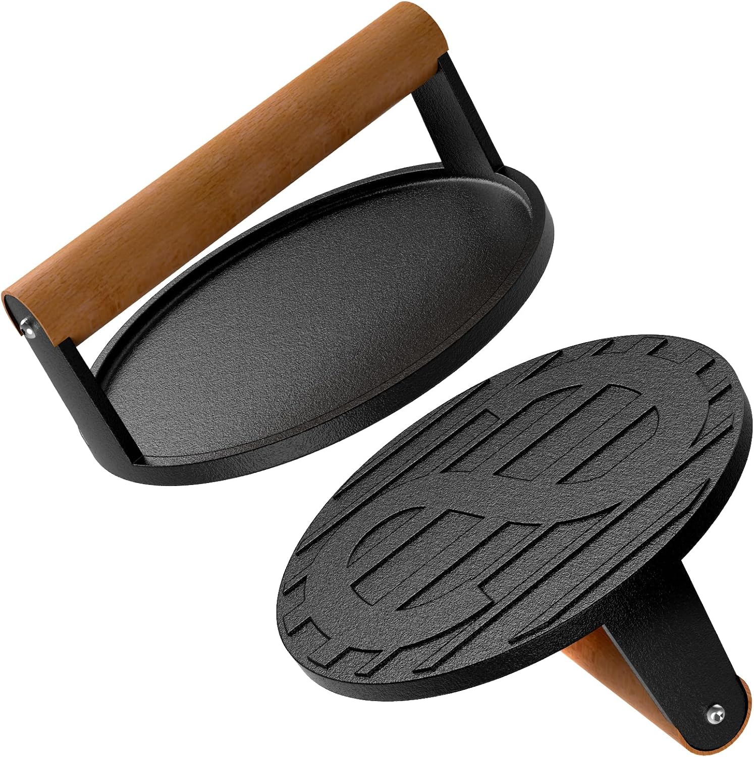 Bestfire 63" Oversized Charcoal BBQ Grill & Smoker, Large Outdoor Grill with 2 Individual Lifting Charcoal Trays, Cabinet-Style Charcoal Grills with Foldable Side Tables, 4 Wheels, Asadores de Carbon