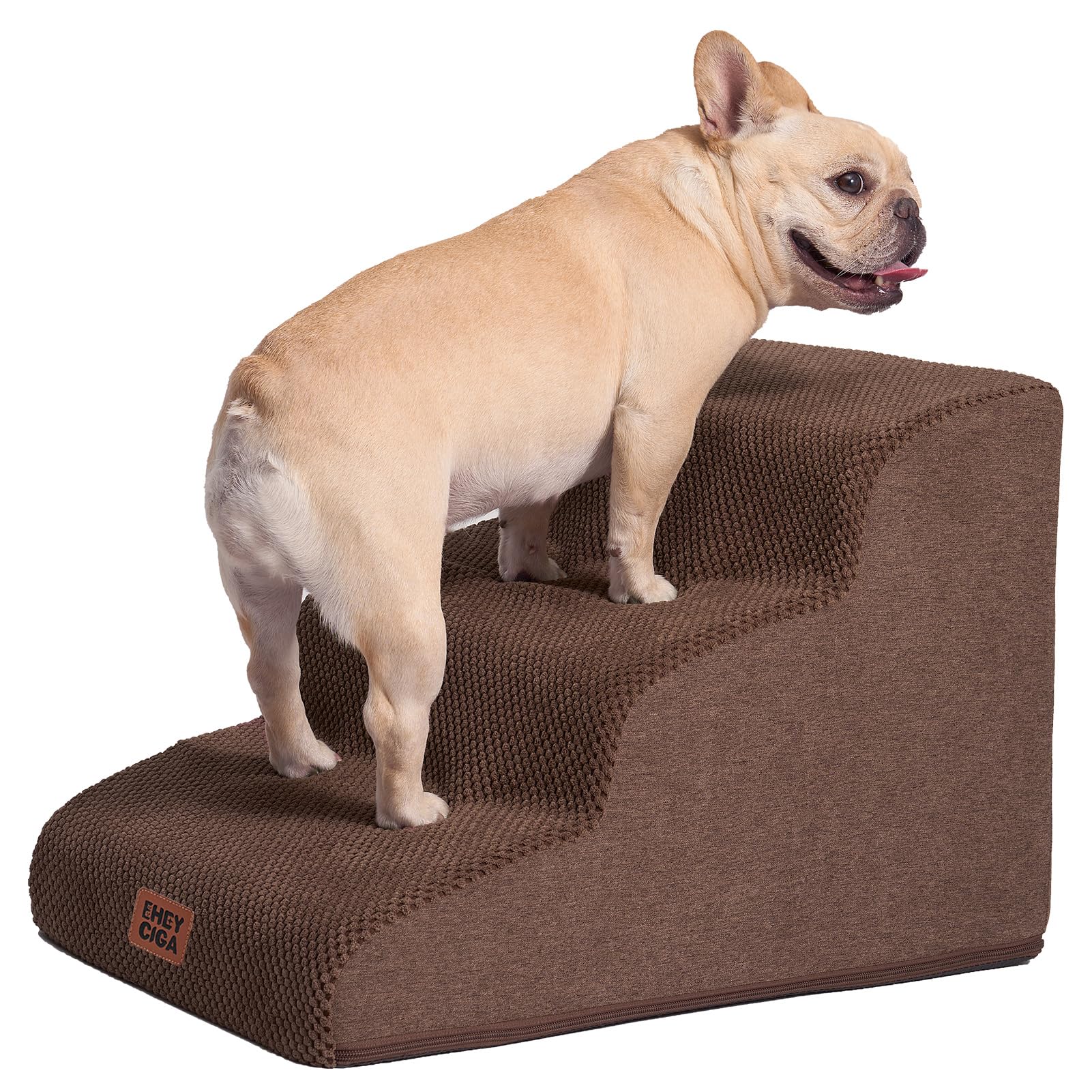 Escalier Chien Qualité - Escaliers Chien Agés - Escalier 2 Marches Chien - Escaliers Mousse Chiens