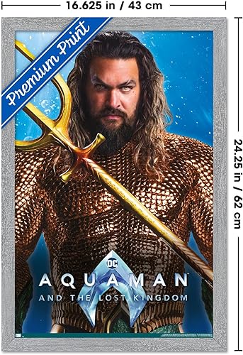 Miniatura 87 de Trends International DC Comics Movie Aquaman y el Reino Perdido - Póster de pared de Aquaman, 14.72 x 22.37 pulgadas, versión enmarcada en blanco
