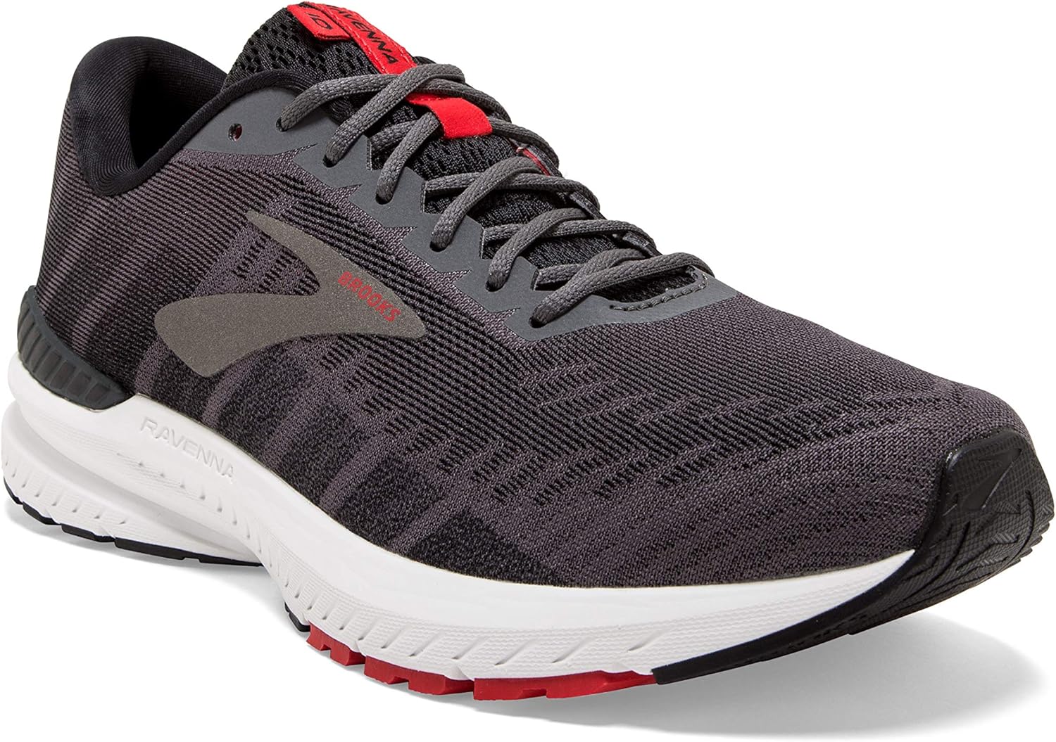Amazon.com: Brooks Ravenna 10 Ebony/Black/Red 7.5 D (M) : Clothing, Shoes & Jewelry