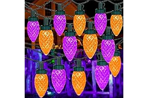 KAQ 100 LED 98FT C9 Halloween Lights Orange