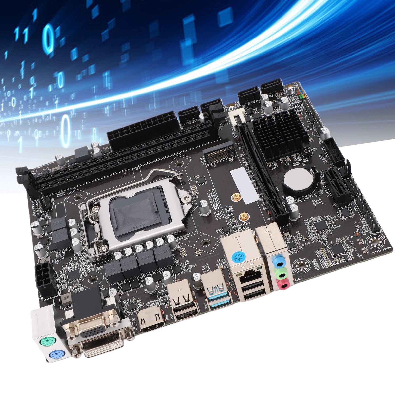 Scheda Madre H310 LGA 1151 Prestazioni Affidabili per Lavori di Gioco ATX DDR4